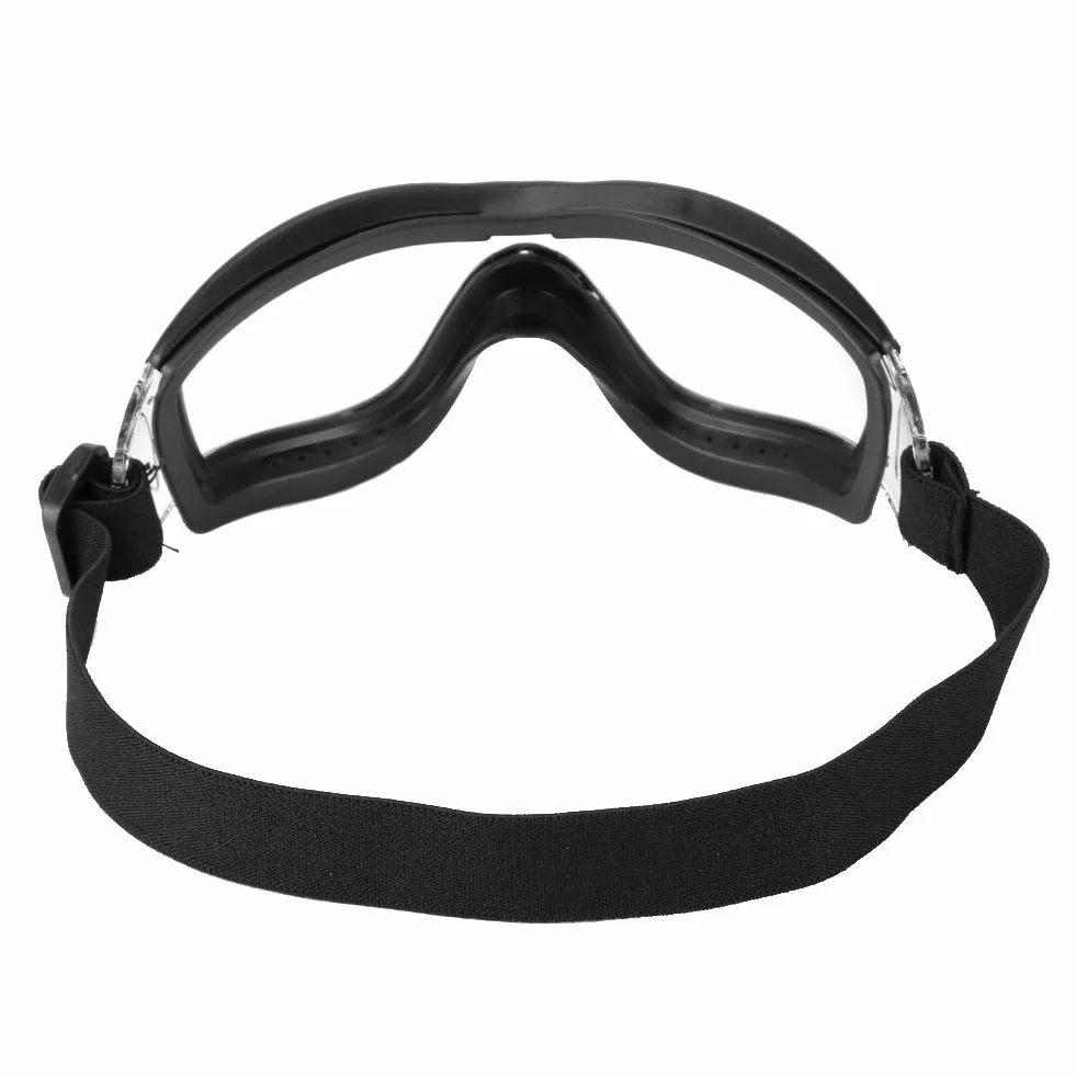 Bnineteenteam Regulowane Gogle Motocyklowe Anty Mgły, Wiatroodporne, Okulary Bezpieczeństwa z ochroną Oczu, Przezroczyste Soczewki do Jazdy na Nartach, Jazda na Rowerze