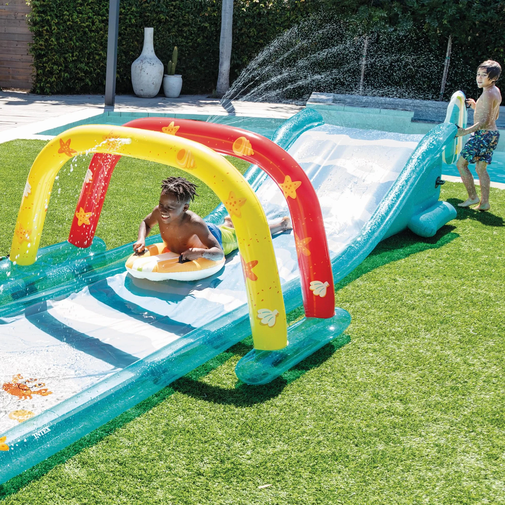 Intex Surfing Fun Slide, Inflated Size: 5.61m x 1.37m x 99cm (56167NP)