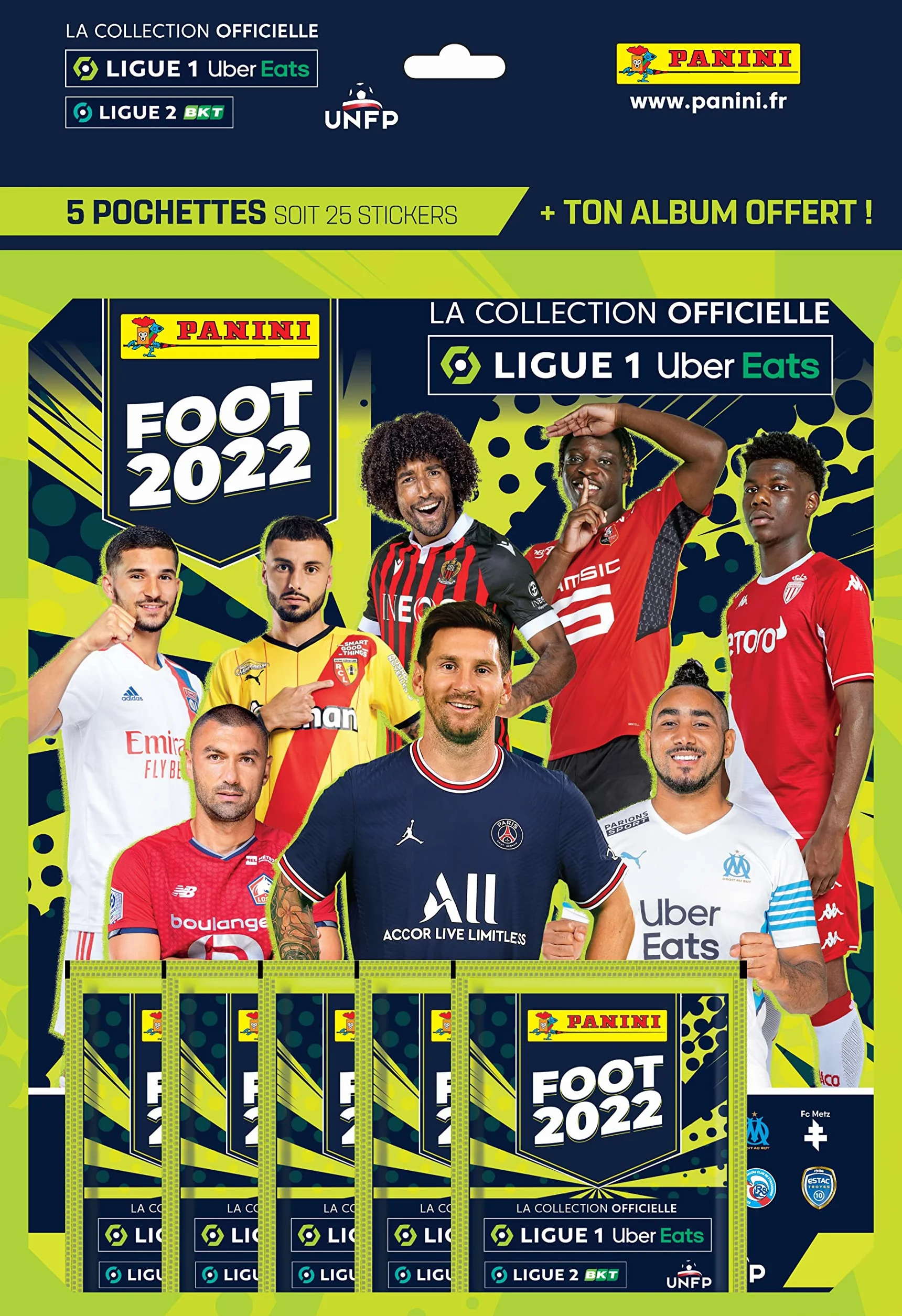 Panini naklejki Foot League 1 2021-22 - 5 kieszeni + 1 albumy dostępne 004192SPCFGD