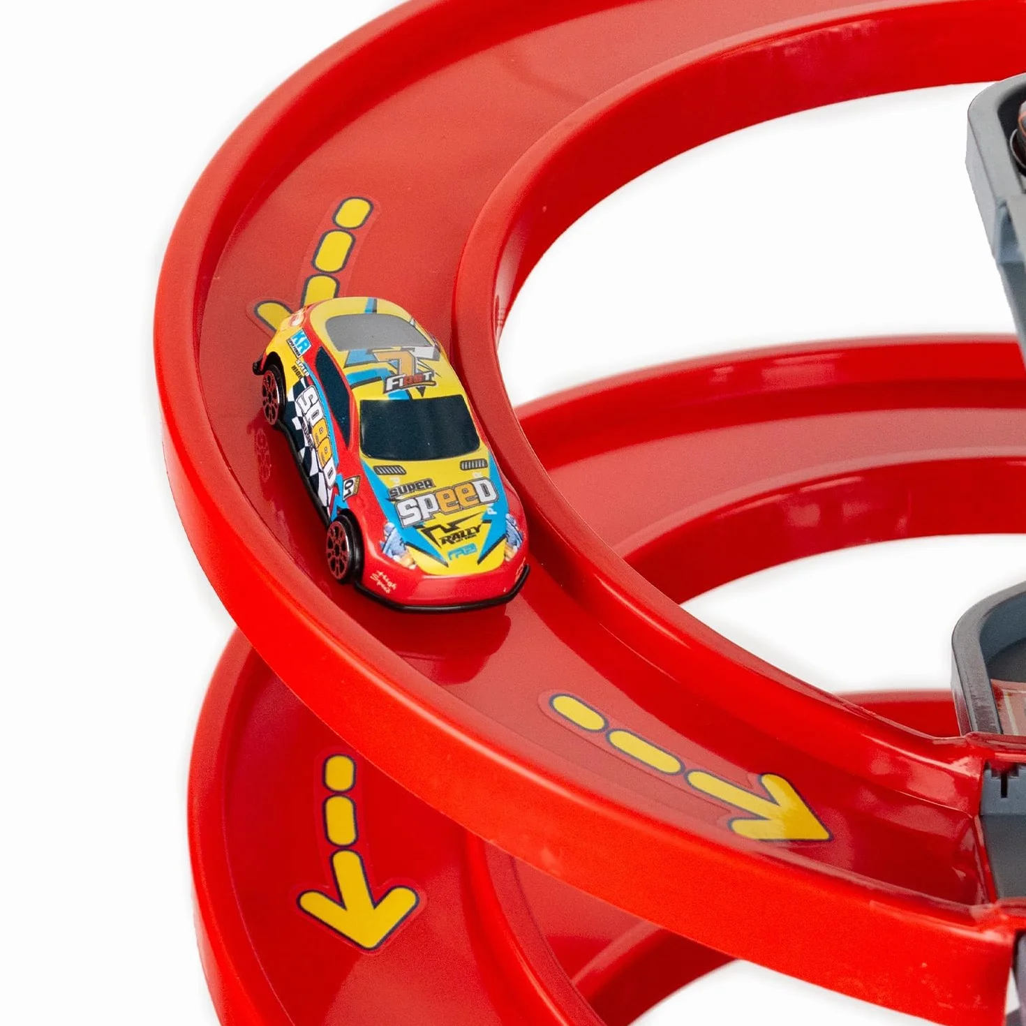CELMAN Zestaw do zabawy dla dzieci – wielopoziomowy parking z ręcznie obsługiwaną windą, w zestawie 8 metalowych samochodów, helikopterów i akcesoriów, zabawka dla dzieci od 3, 4, 5, 6, 7, 8 lat