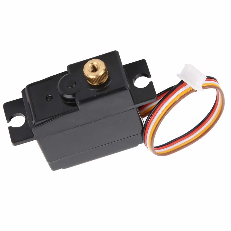VGEBY Rc Servo, Rc Servo Motor High Torquer Servo metalowa przekładnia Upgrade części zamienne akcesoria pasują do A949/A959 1/18 Rc Car Wltoys 144001 Servo