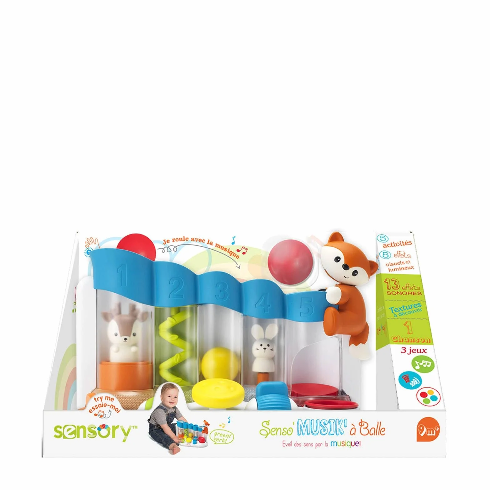 Infantino 216428 Sensory Ball Drop Piano Senso, Multicolored