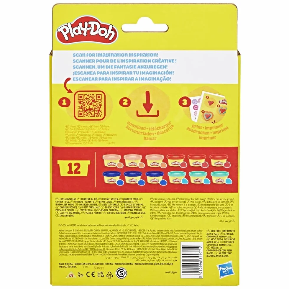Dwunastopak Imprezowe prezenty z ciastoliną Play-Doh