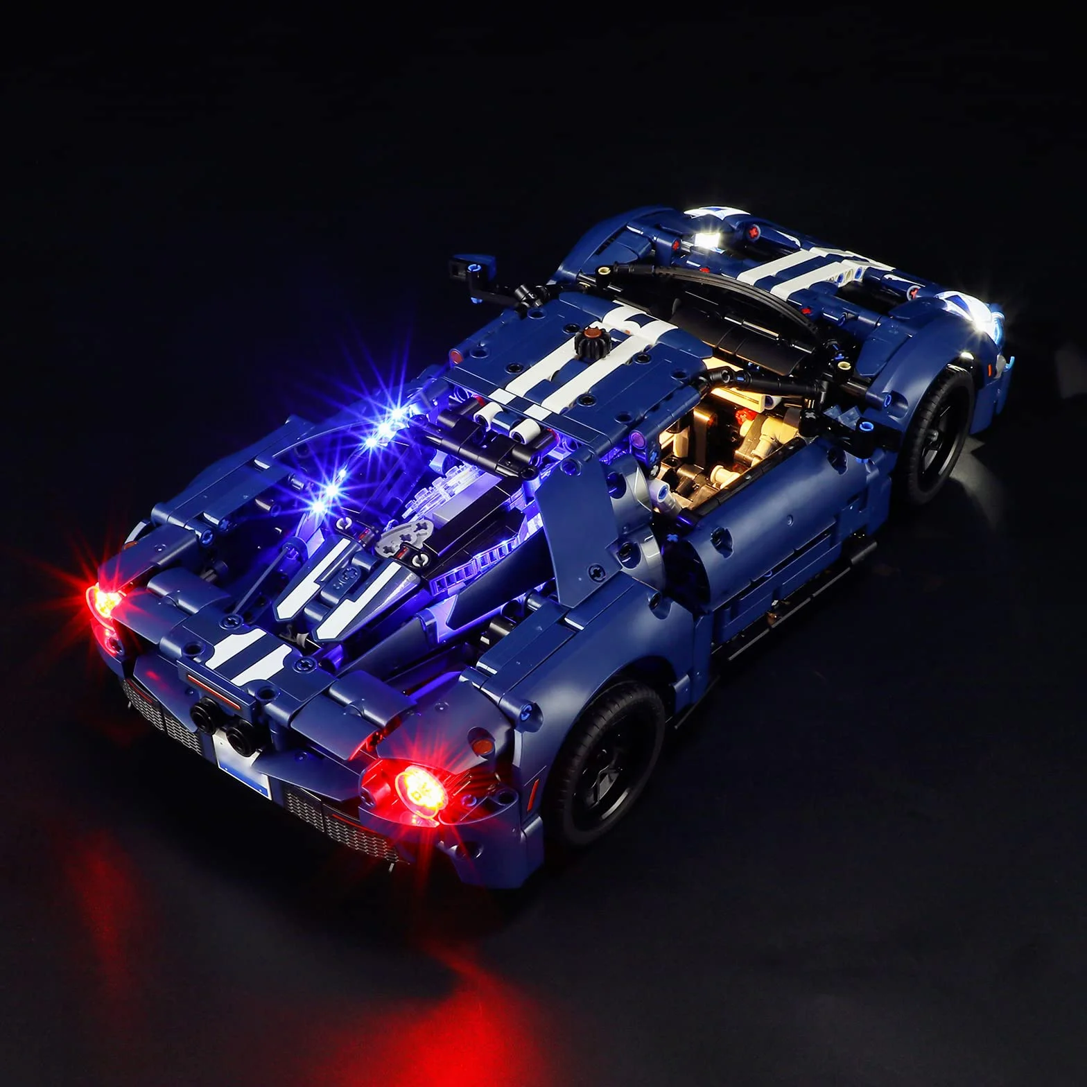 BRIKSMAX Zestaw oświetlenia LED do LEGO 42154 2022 Ford GT - kompatybilny z modelem klocków Lego Technic - nie zawiera zestawu Lego