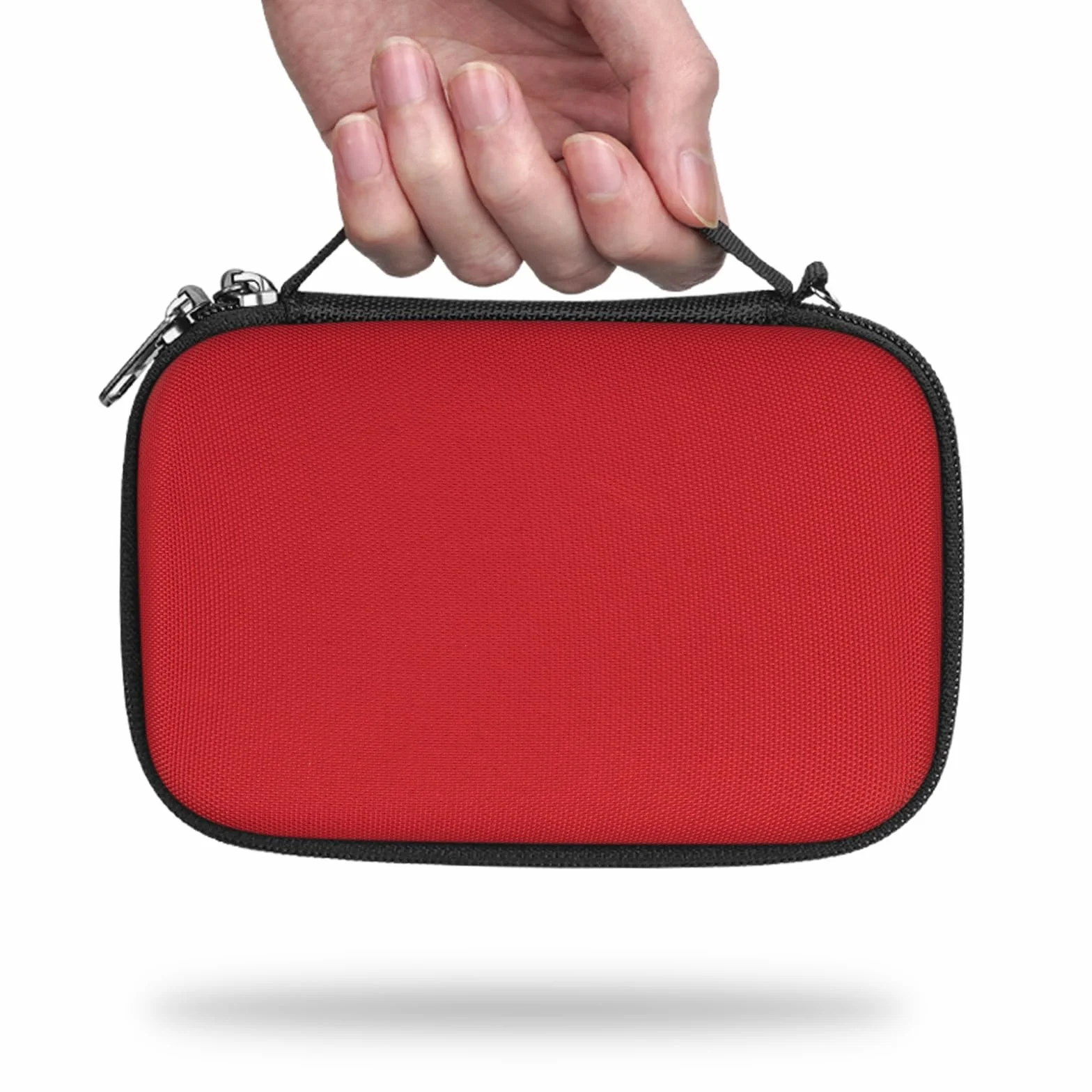 Linkidea Etui do przenoszenia konsoli do gier w podróży, ochronna torba retro do mini gier, miejsce na kabel do ładowania, zatyczki do uszu, baterie i akcesoria (Czerwony)