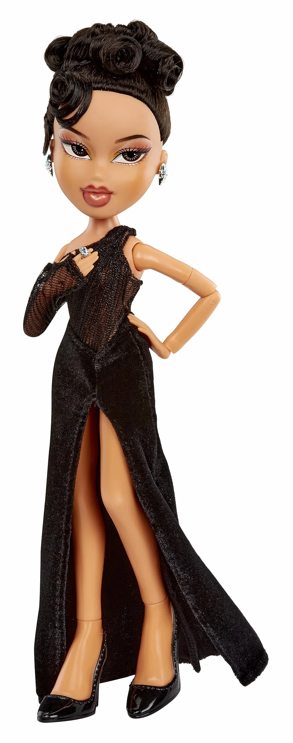 Bratz x Kylie Jenner - Lalka Night Fashion - Kolekcjonerska Lalka z Suknią Wieczorową, Pieskiem i Plakatem - Dla Dzieci i Kolekcjonerów w Wieku 6+