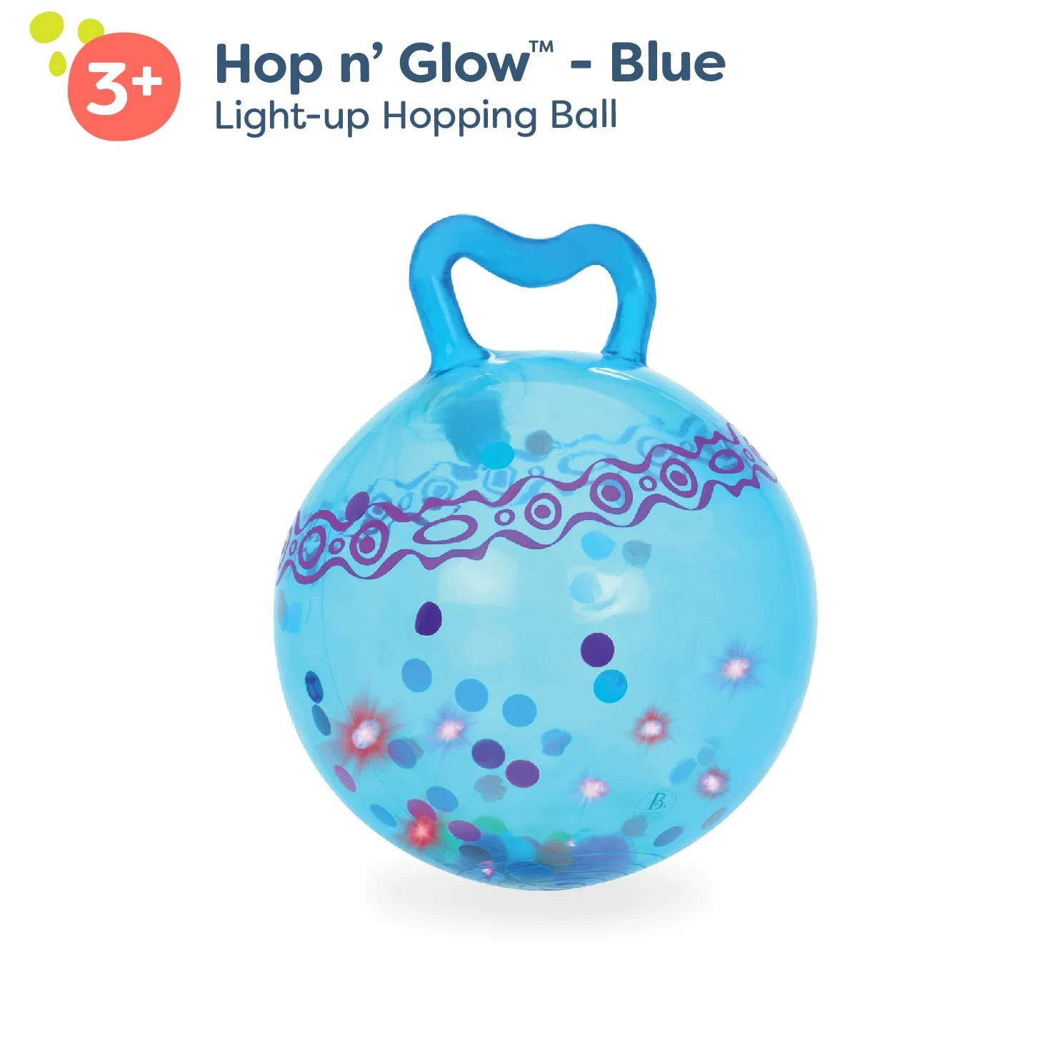 B. toys by Battat 44629 (Sea) Light-Up Hopping Ball