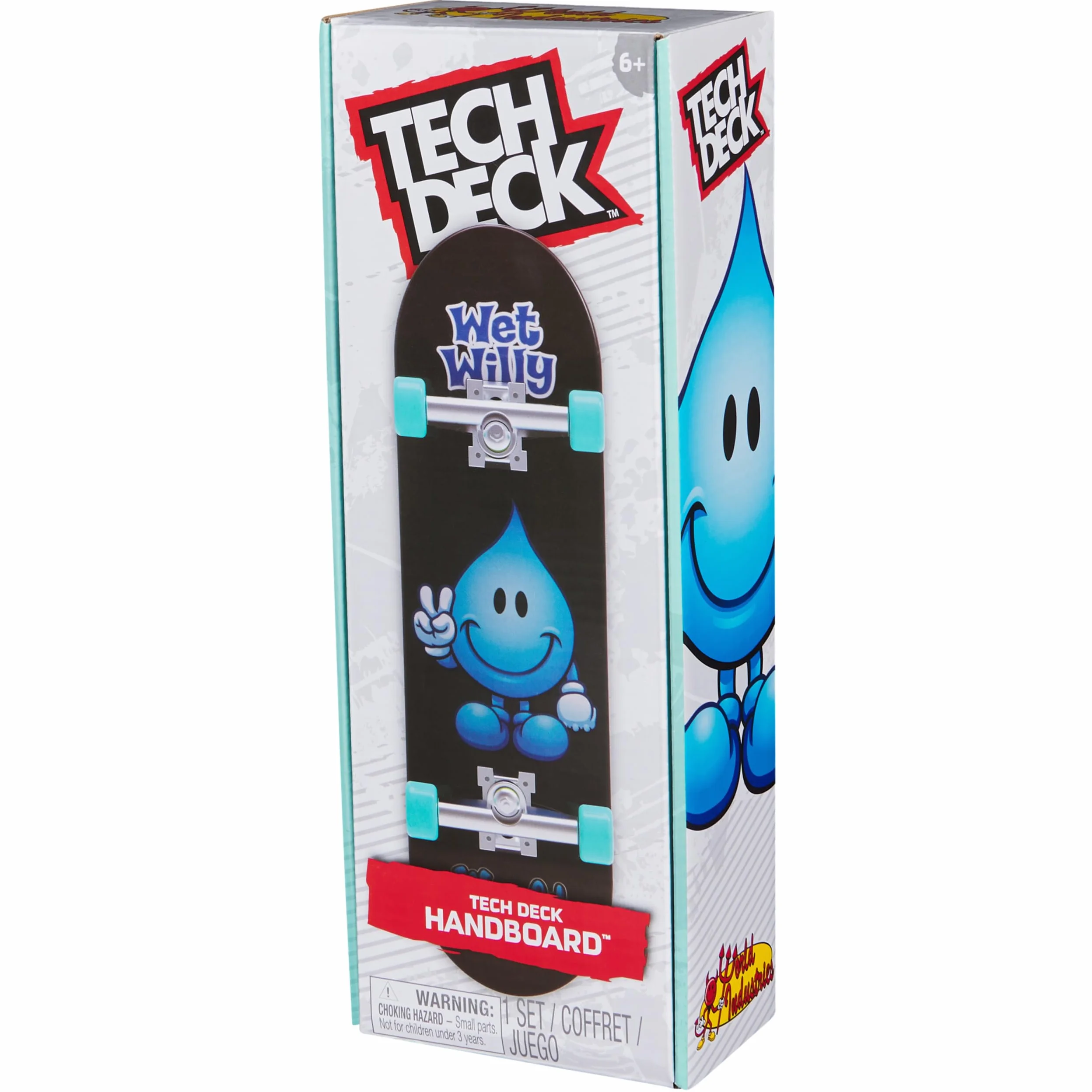 TECH DECK, World Industries Handboard; autentyczne mini deskorolki, zabawki dla dzieci dla chłopców i dziewcząt, od 6 lat (tylko do użytku ręcznego)