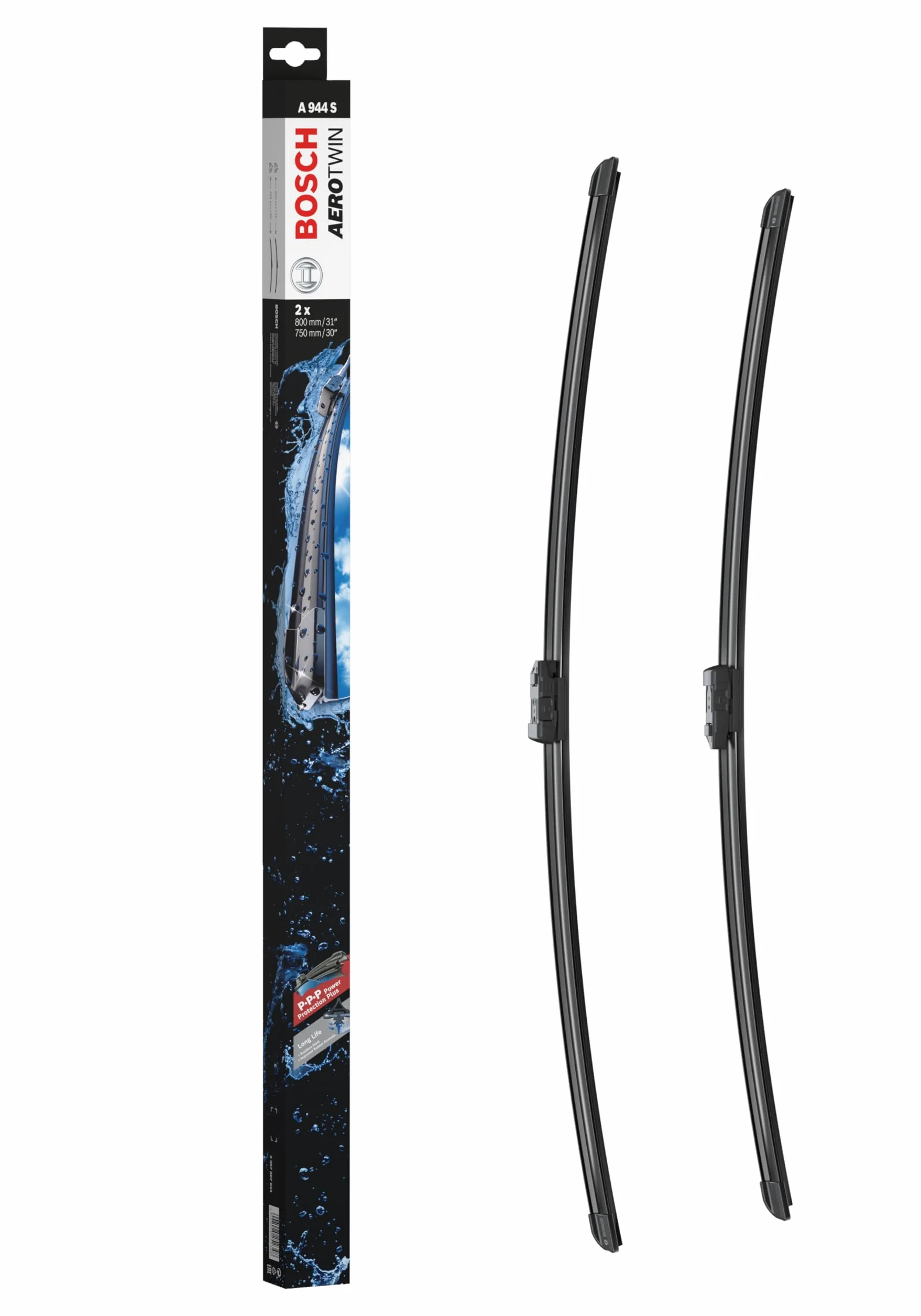 Bosch Wycieraczki Aerotwin A944S, długość: 800 mm/750 mm – zestaw do przedniej szyby