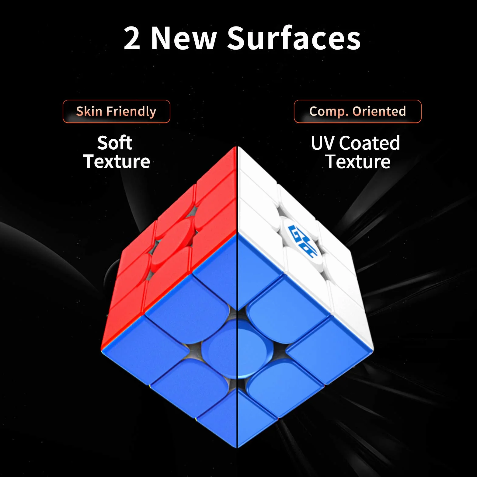 GAN 11 M Pro Magiczna Kostka Magnetyczna 3x3,Profesjonalna Speed Cube z 64 Magnesami/7 Poziomami Magnetyzmu/6 Poziomów Siły Sprężystości,Zabawki Edukacyjne(Matowe wykończenie&czarnym wnętrzem)
