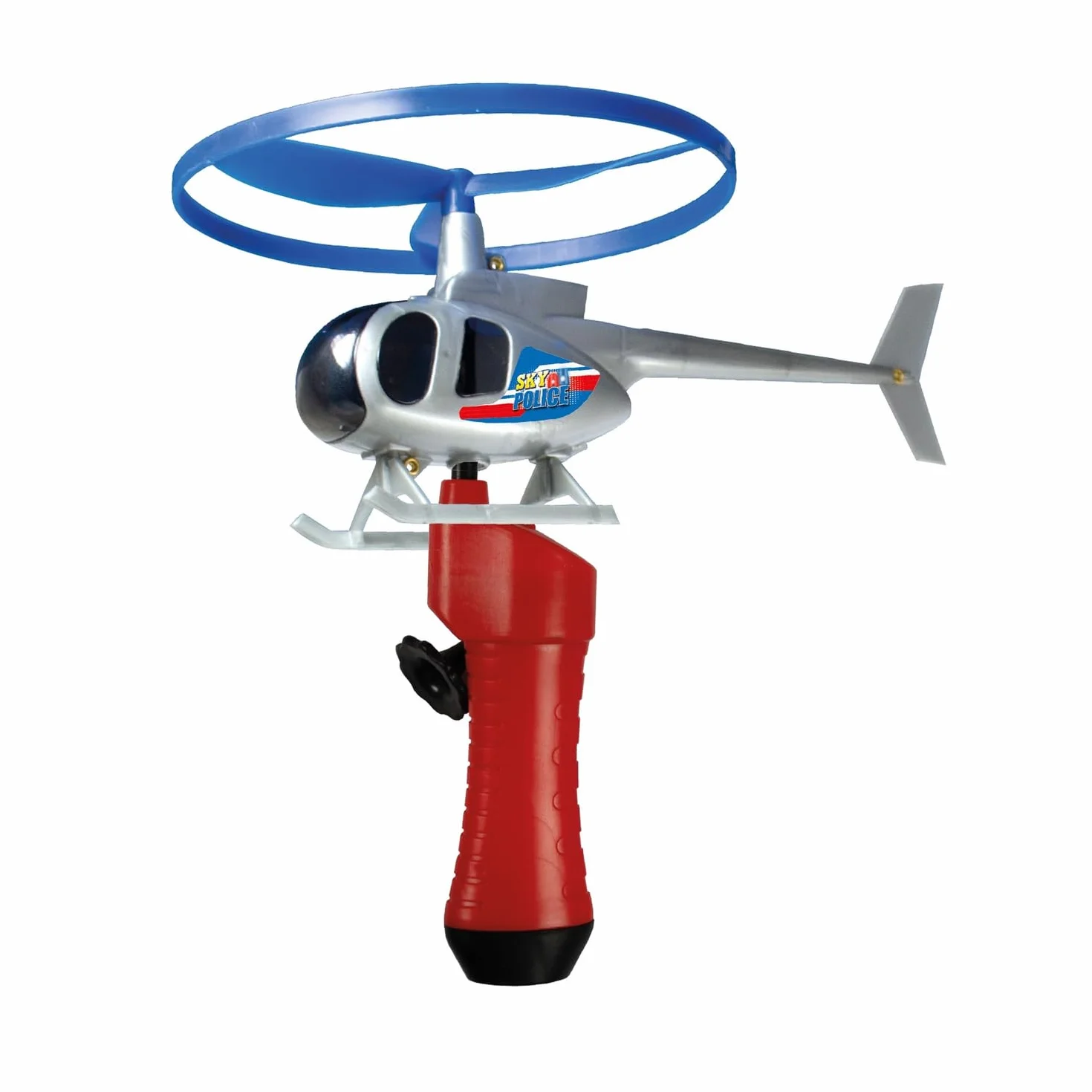 Paul Günther 1679 - Latający helikopter Sky Police, helikopter policyjny z uchwytem szybkiego startu, dla dzieci w wieku 4 lat i starszych, szybko startuje i lata wysoko, wirnik ok. Ø 12,5 cm