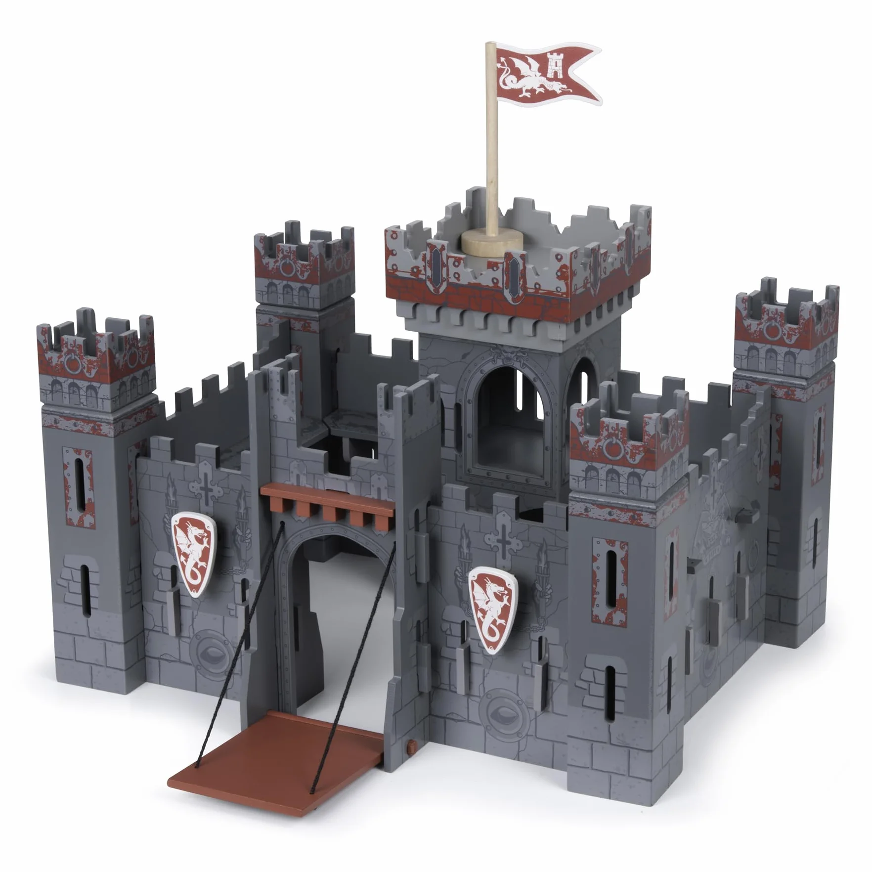 Papo - 60053 - Fantasy Burg - średniowiecze i fantasy - dla dzieci - odpowiedni dla chłopców i dziewczynek - od 3 lat, brązowy