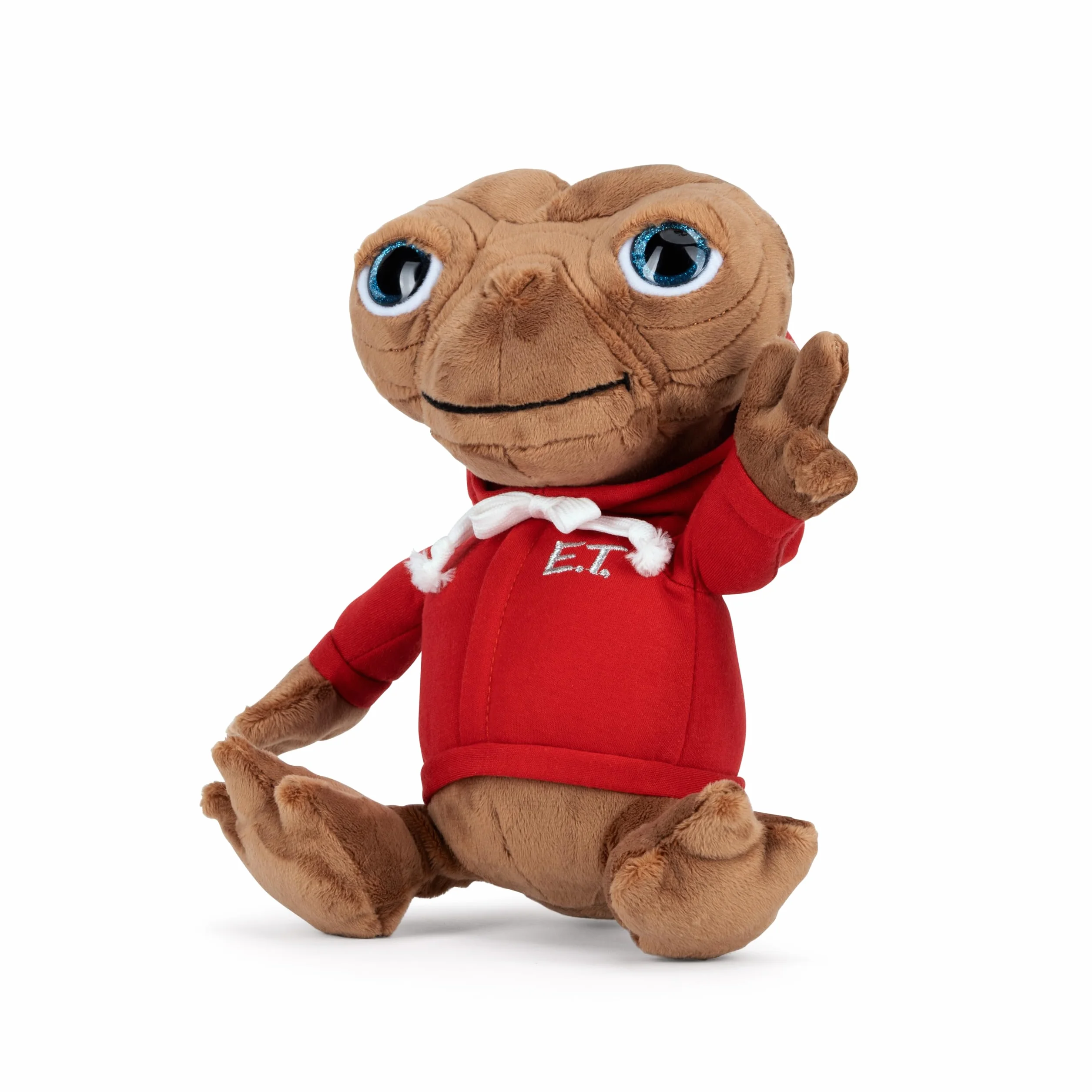 Schmidt Spiele 42819 E.T. Obcy z kapturem, pluszowa figurka 24 cm