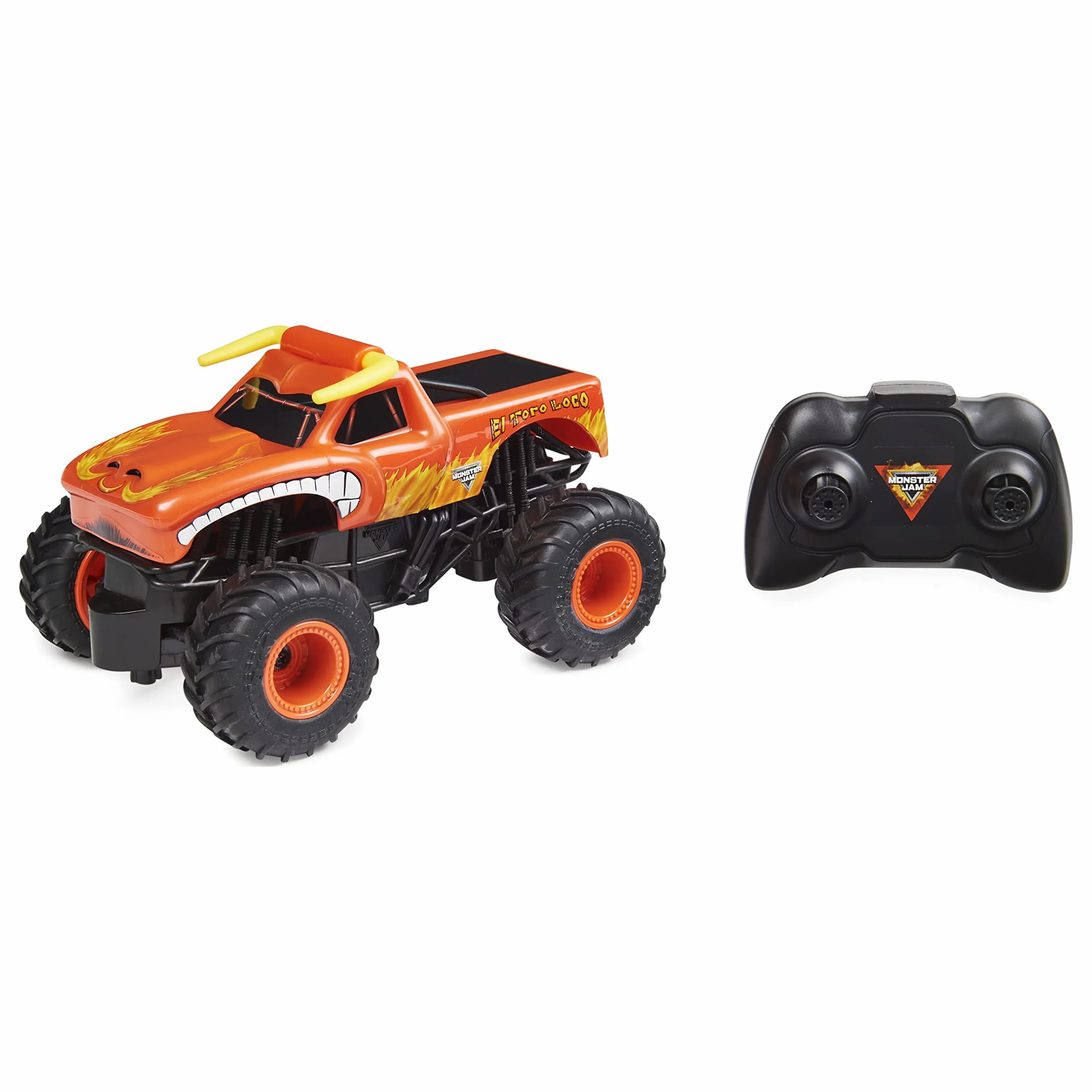 Monster Jam, Oficjalny pilot zdalnego sterowania El Toro Loco Monster Truck, skala 1:24, 2,4 GHz, dla dzieci w wieku od 4 lat