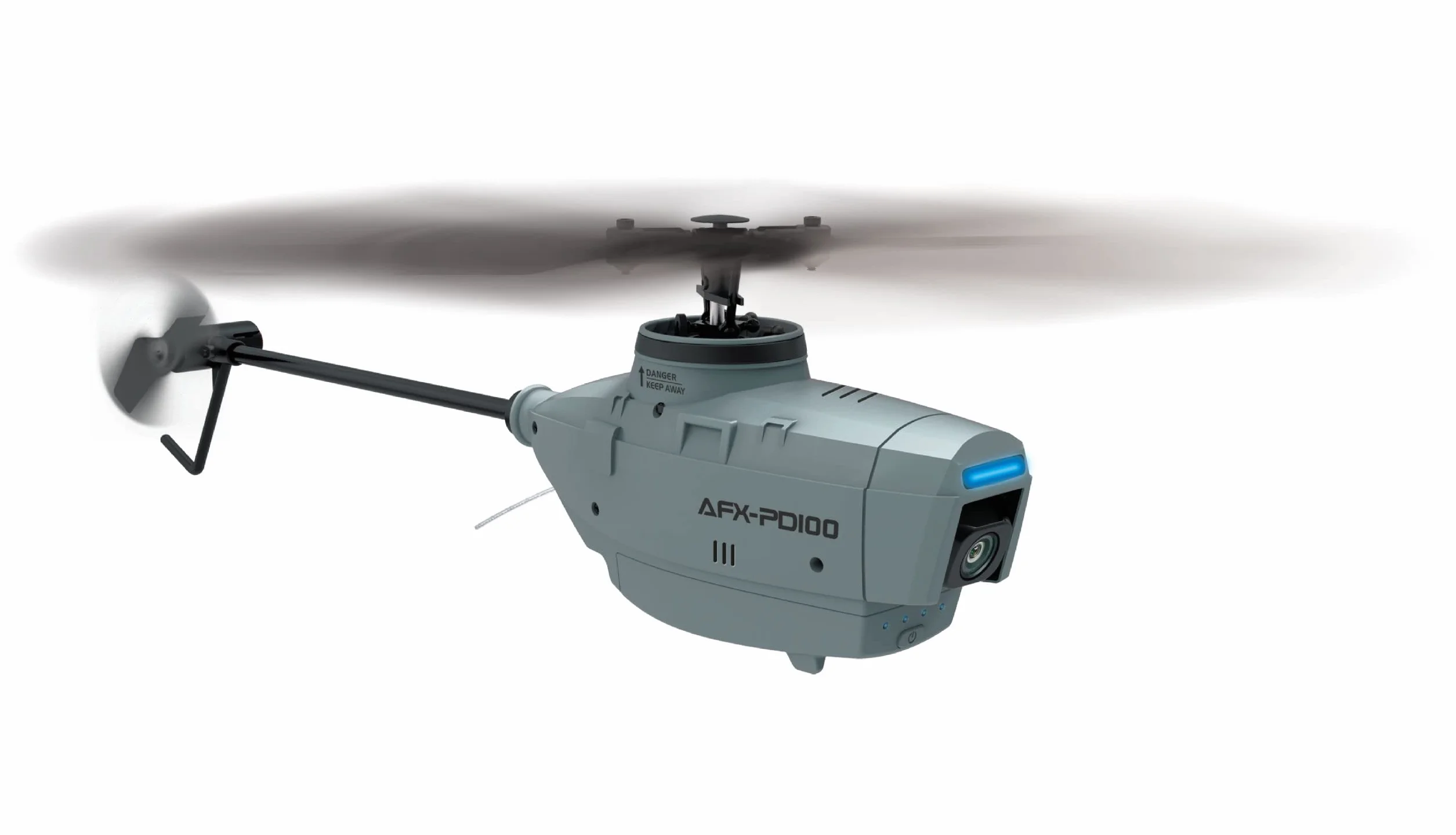 Amewi 25323 AFX-PD100 4-kanałowy helikopter z kamerą HD 6G 2,4GHz RTF, szary