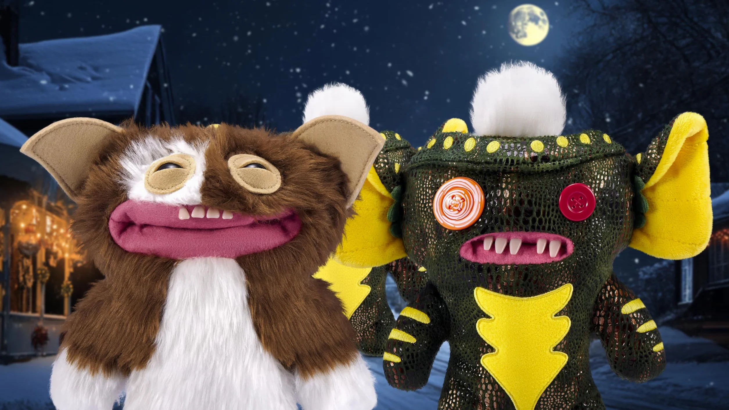Fuggler x The Gremlins by ZURU Funny Ugly Monster, Plush, Collectible, Toy (Gizmo)