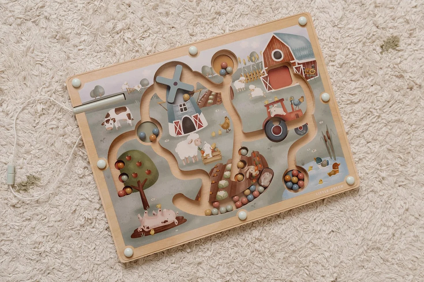 Little Dutch 7164 Gra magnetyczna Labirynt Gospodarstwo rolne - Little Farm