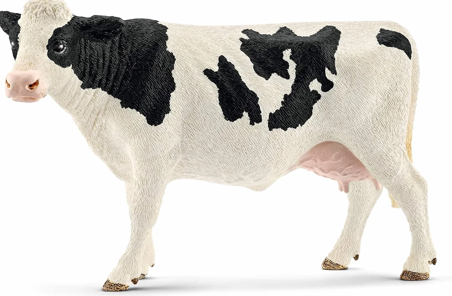 schleich FARM WORLD | Krowa holsztyńska 13797 | figurka zwierzęcia z farmy | szczegółowa figurka zwierzęcia | prezent dla dziewczynek i chłopców | zabawka farma od 3 lat | 13 x 6 x 8 cm