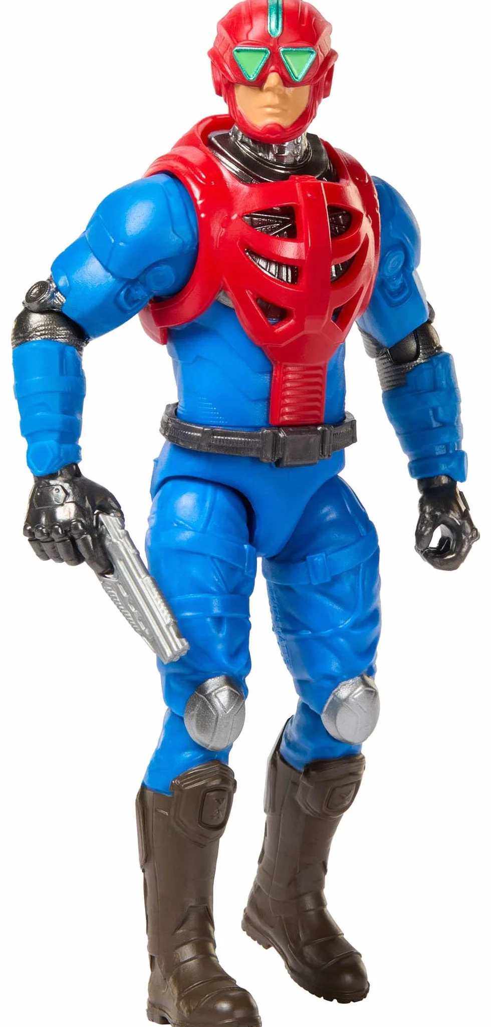 Masters of the Universe Władcy Wszechświata Film 2026 Mekaneck Figurka (ok. 14 cm w skali), bohaterski człowiek-peryskop, filmowy wygląd, 14 ruchomych punktów i blaster, zabawka dla dzieci 6+, JKH94