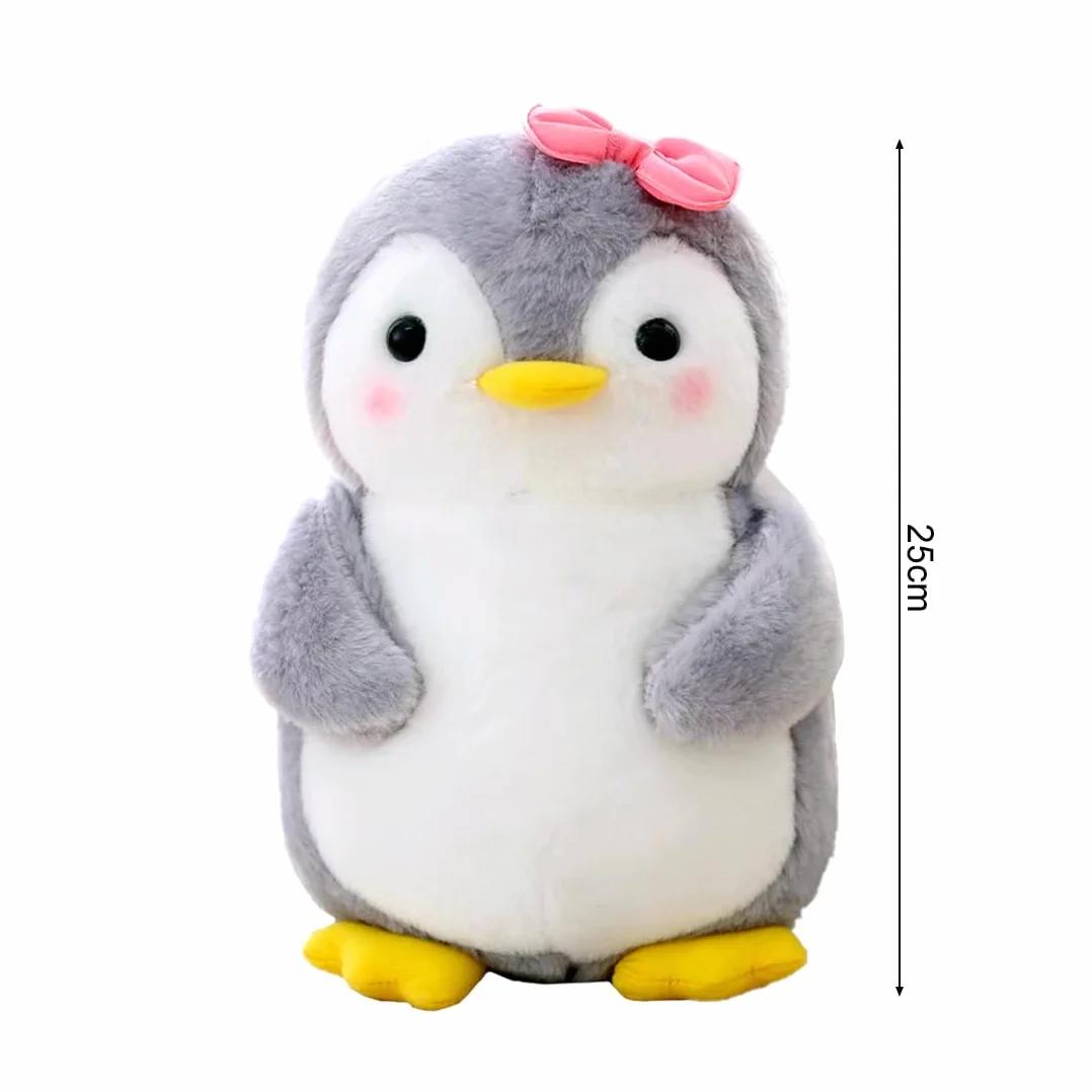 Wishstar Pluszowe zwierzątko i pluszowa zabawka, pingwin z kokardką dla dziewczynek - Pluszowa zabawka do przytulania i zabawy - Squishmallow, 25 cm
