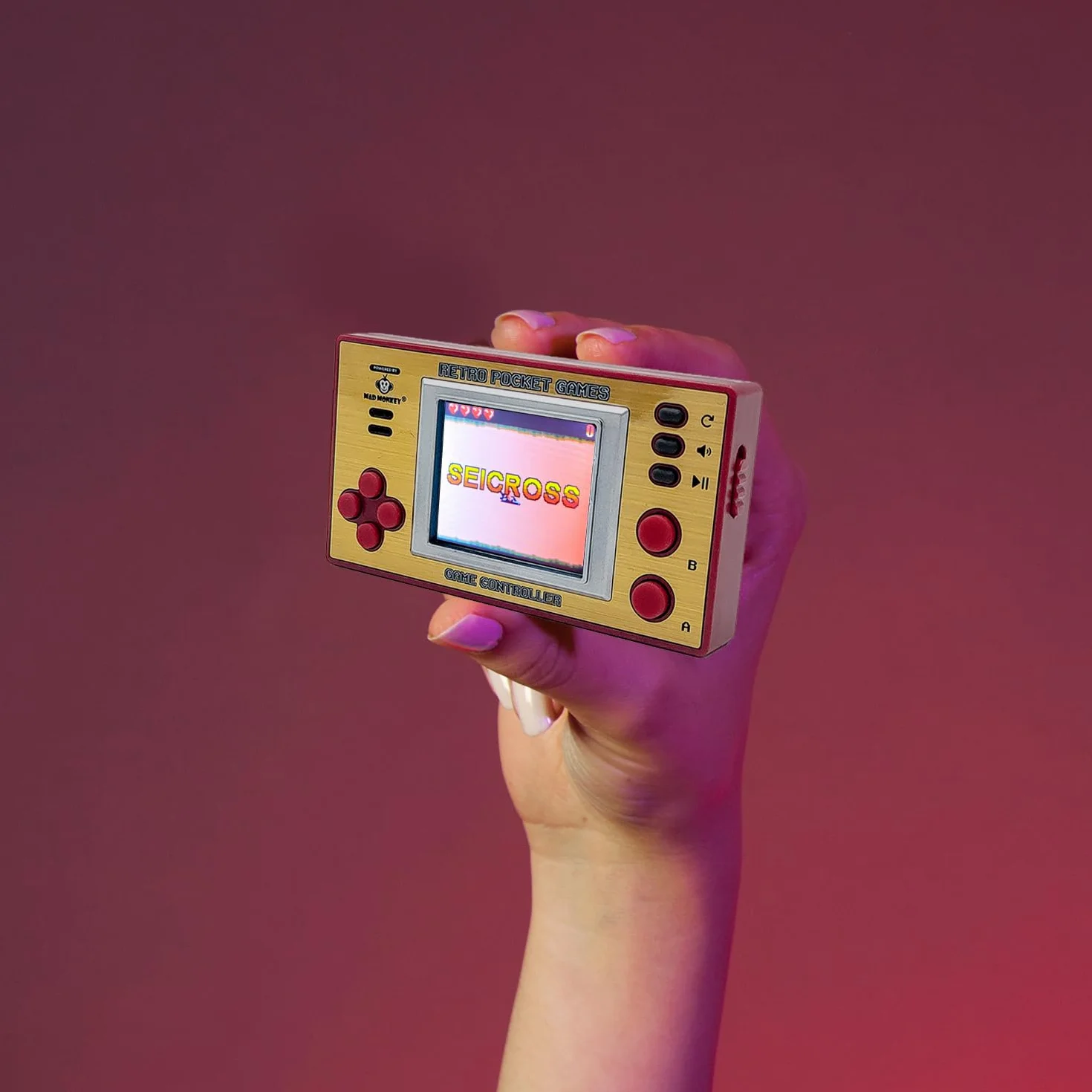 Retro Handheld - konsola do gier w podróży - Mad Monkey