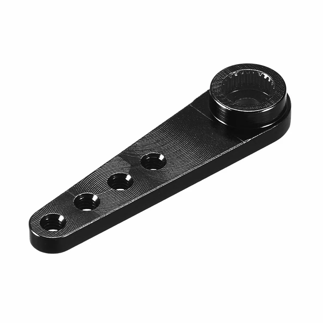 sourcing map 2 szt. aluminium 25T Servo Horn do Futaba Savox RC model samochód łódź czarny