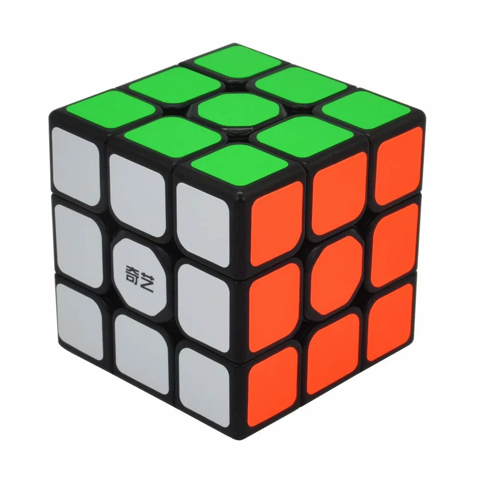 QI YI TOYS Kostka Rubika najnowszej generacji, szybka i gładka, trwały i nietoksyczny materiał, dla dorosłych i młodzieży (3 x 3 x 3)