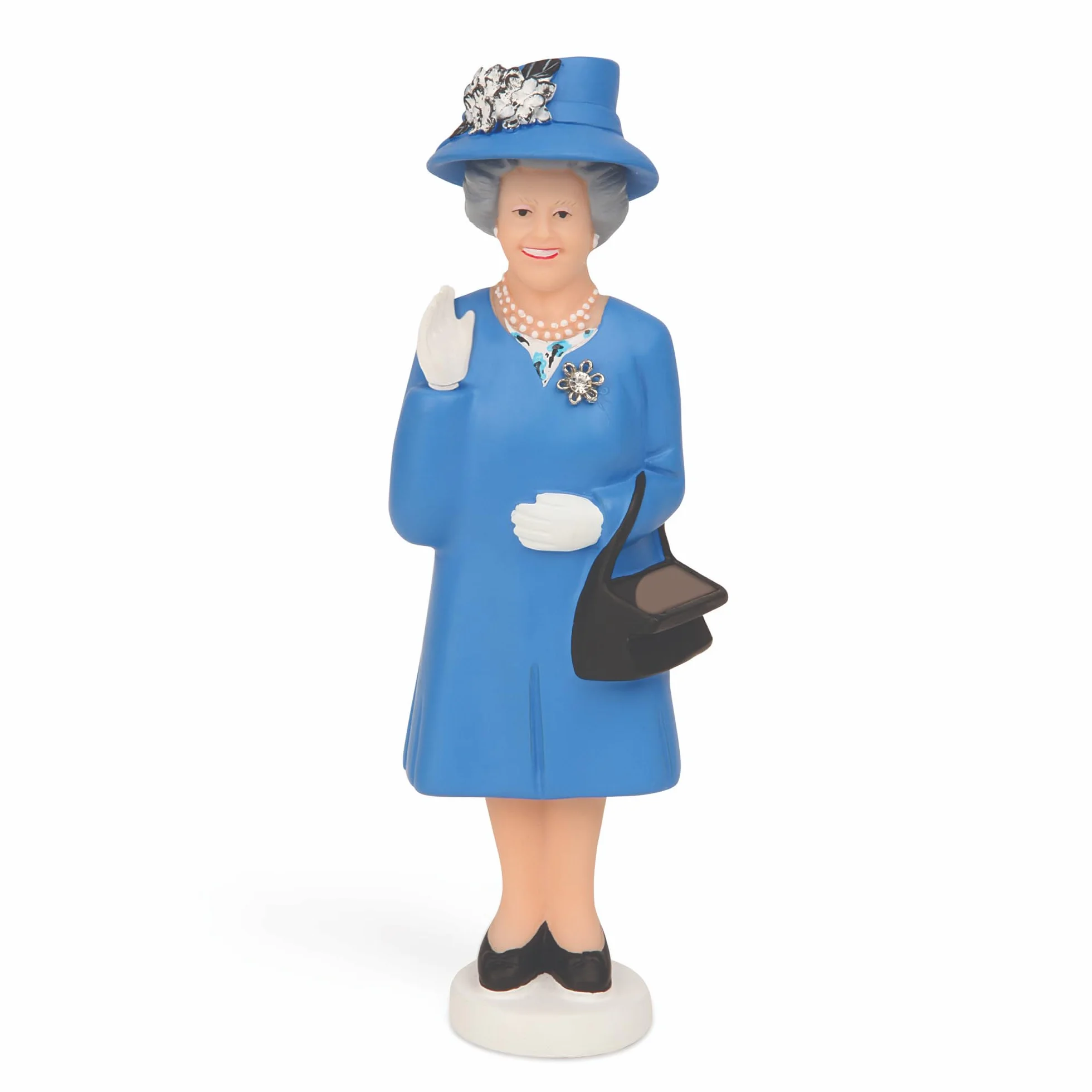 Kikkerland Solar Queen Derby Edition Figurka, Plastik, Niebieski, 8.0x5.0x19.0 cm