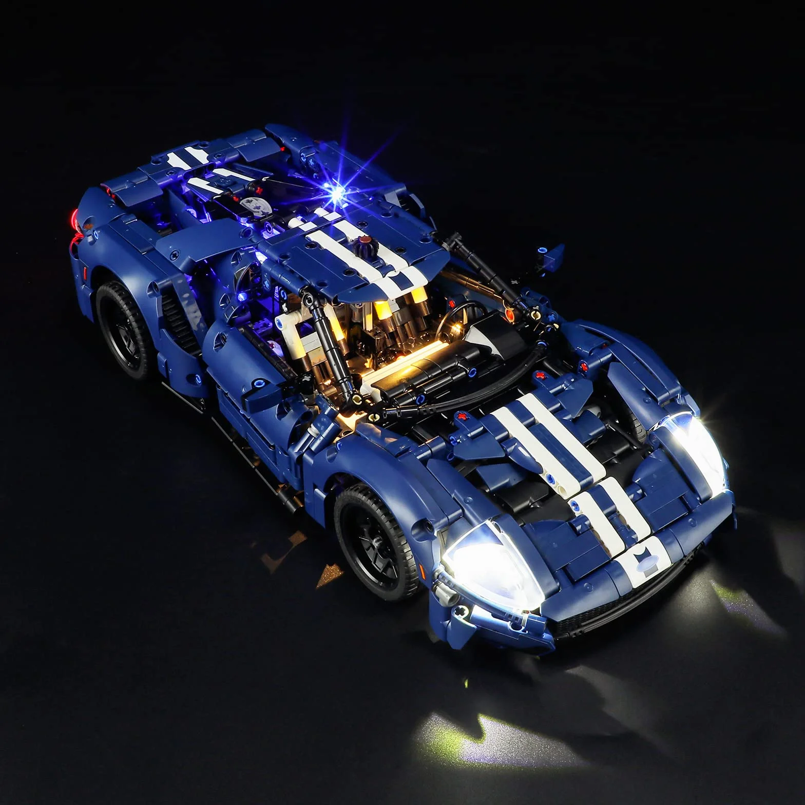 BRIKSMAX Zestaw oświetlenia LED do LEGO 42154 2022 Ford GT - kompatybilny z modelem klocków Lego Technic - nie zawiera zestawu Lego