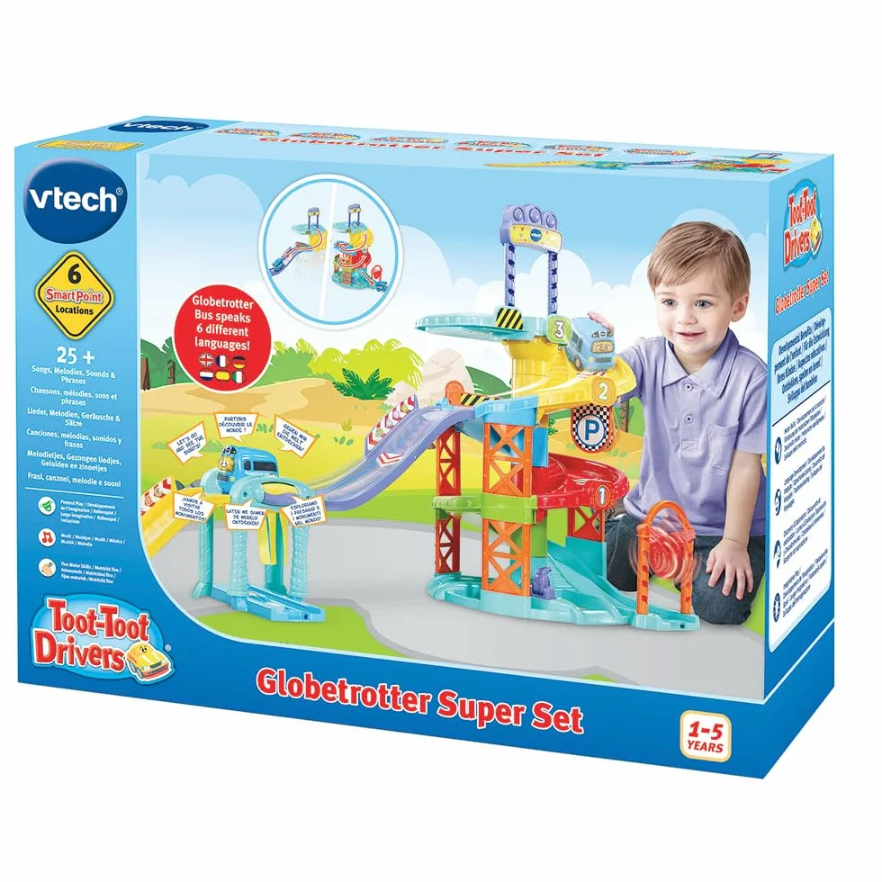 Tut Tut Baby Flitzer – parking w zestawie wielojęzyczny flitzer