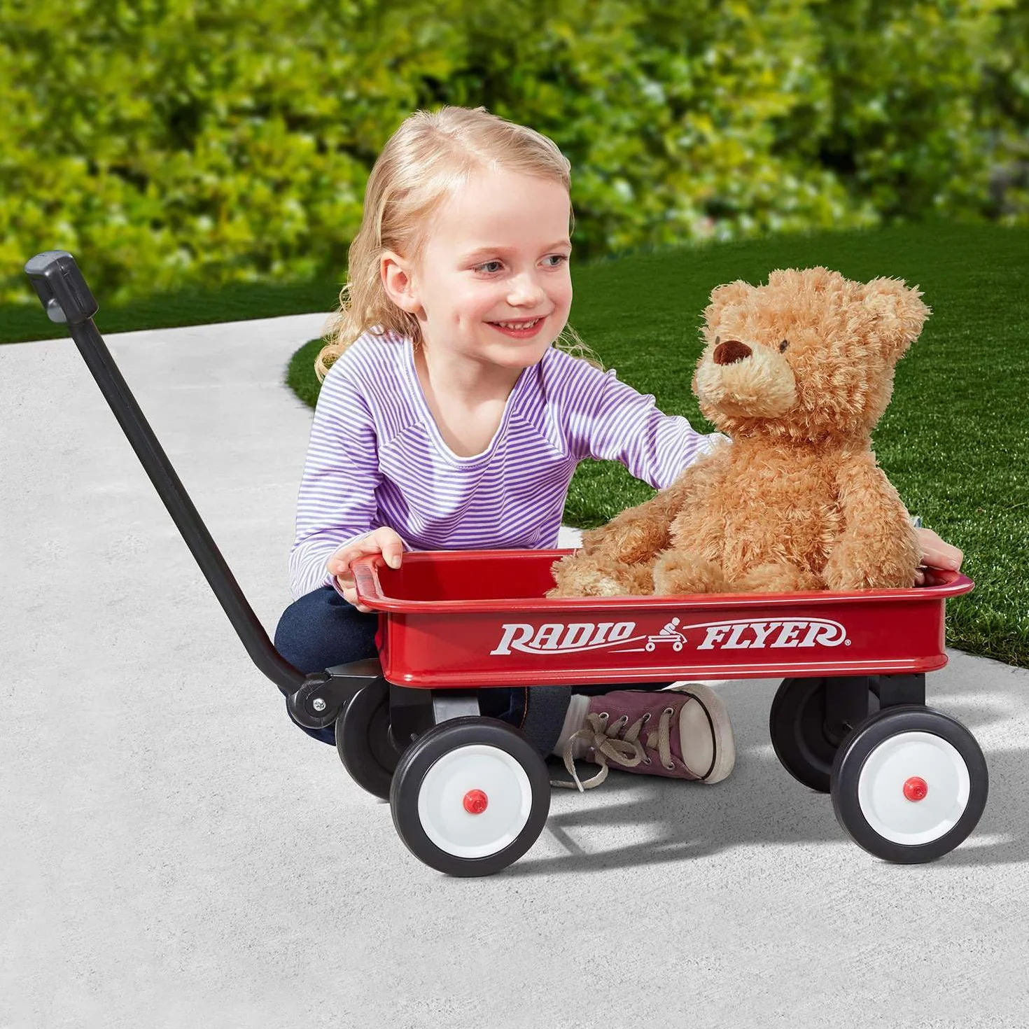 Radio Flyer My 1st Wagon, zabawka dla malucha, czerwony