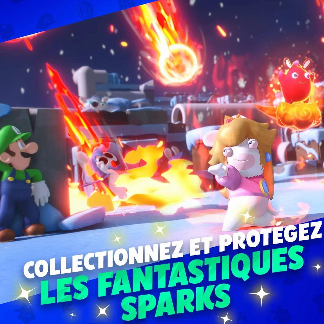Ubisoft Mario + The Lapins Cretins Sparks of Hope Nintendo Switch gra wideo dla rodzin, zwykłych graczy, w każdym wieku