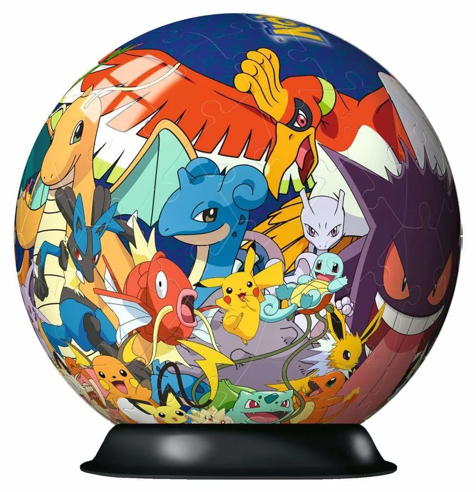 Ravensburger Puzzle 3D Kula: Pokemon 72 el.