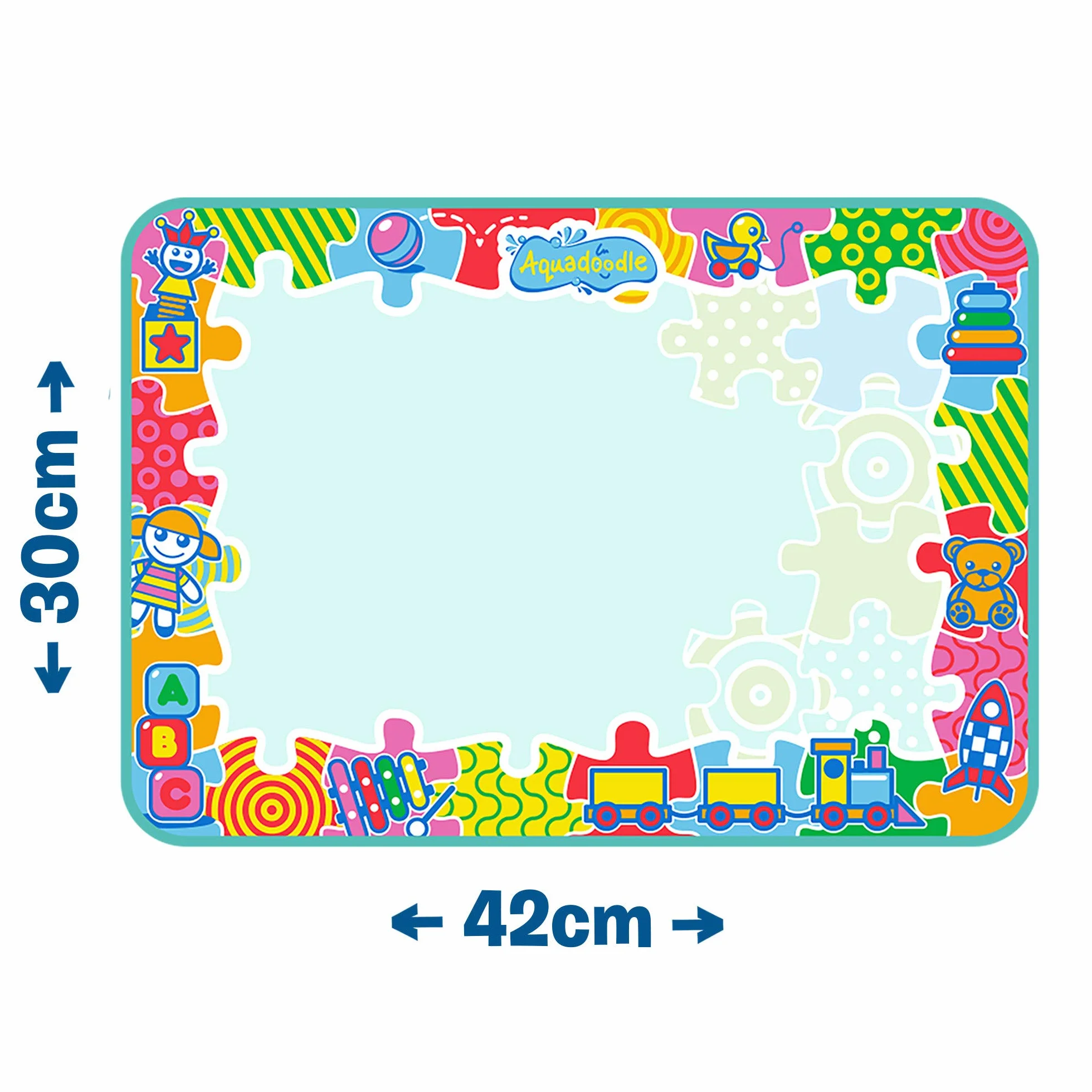 Aquadoodle Baby Water Doodle Mat, Official Tomy No Mess Colouring & Drawing Game, Baby Water Mat Suitable for Babies, Boys & Girls from 9 Months, 1, 2, 3 + Year Olds