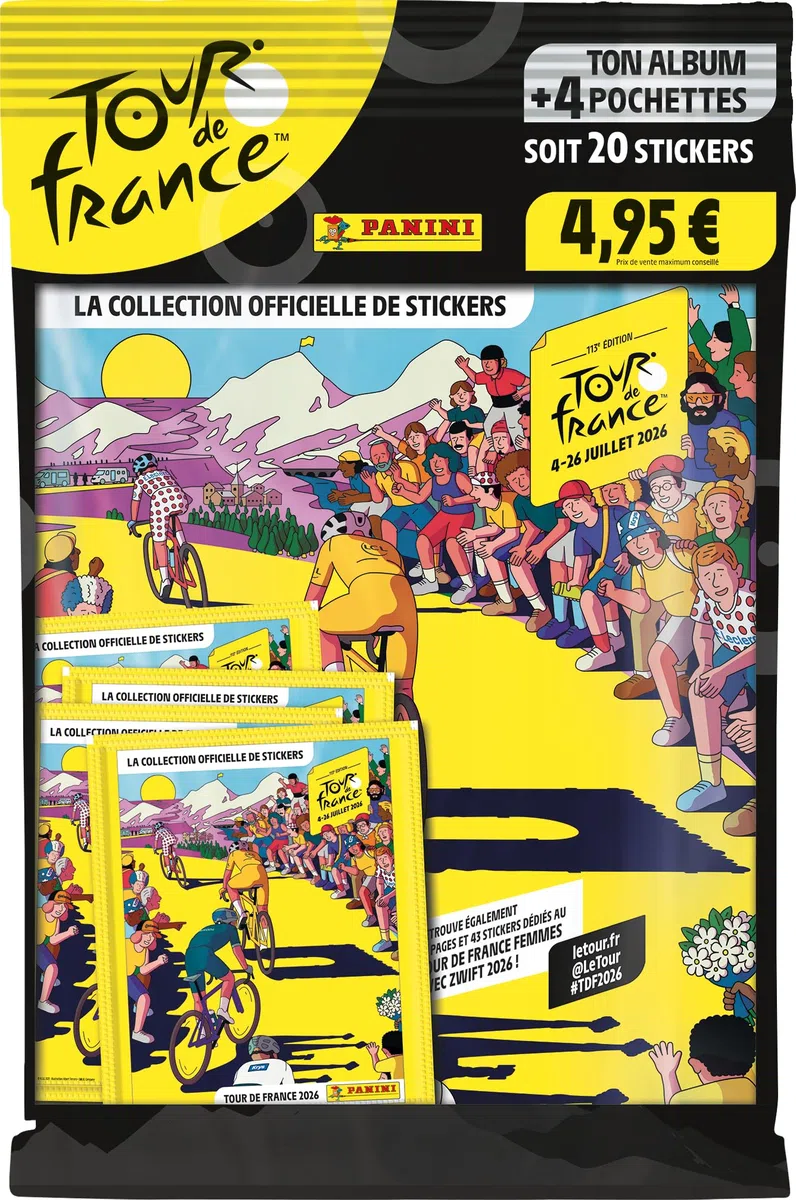 Panini Tour DE France 2026 - pakiet startowy (Album + 4 kieszenie)