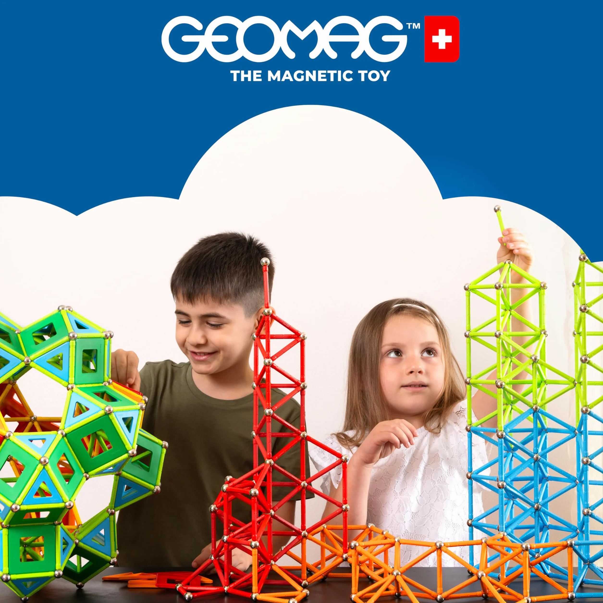 Geomag 263 Color zabawka konstrukcyjna, 91-częściowa, Pièces