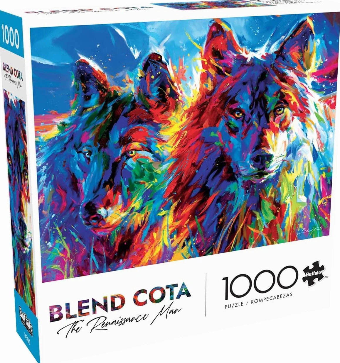 Buffalo Games - Blend COTA - Wolves True Love - 1000 Piece Jigsaw Puzzle for Adults - Challenging Puzzle Perfect for Game Nights - Finished Size is 26.75 x 19.75