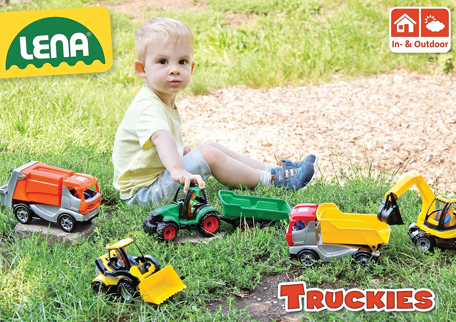 Lena Truckies Traktor z przyczepĂ 38 cm