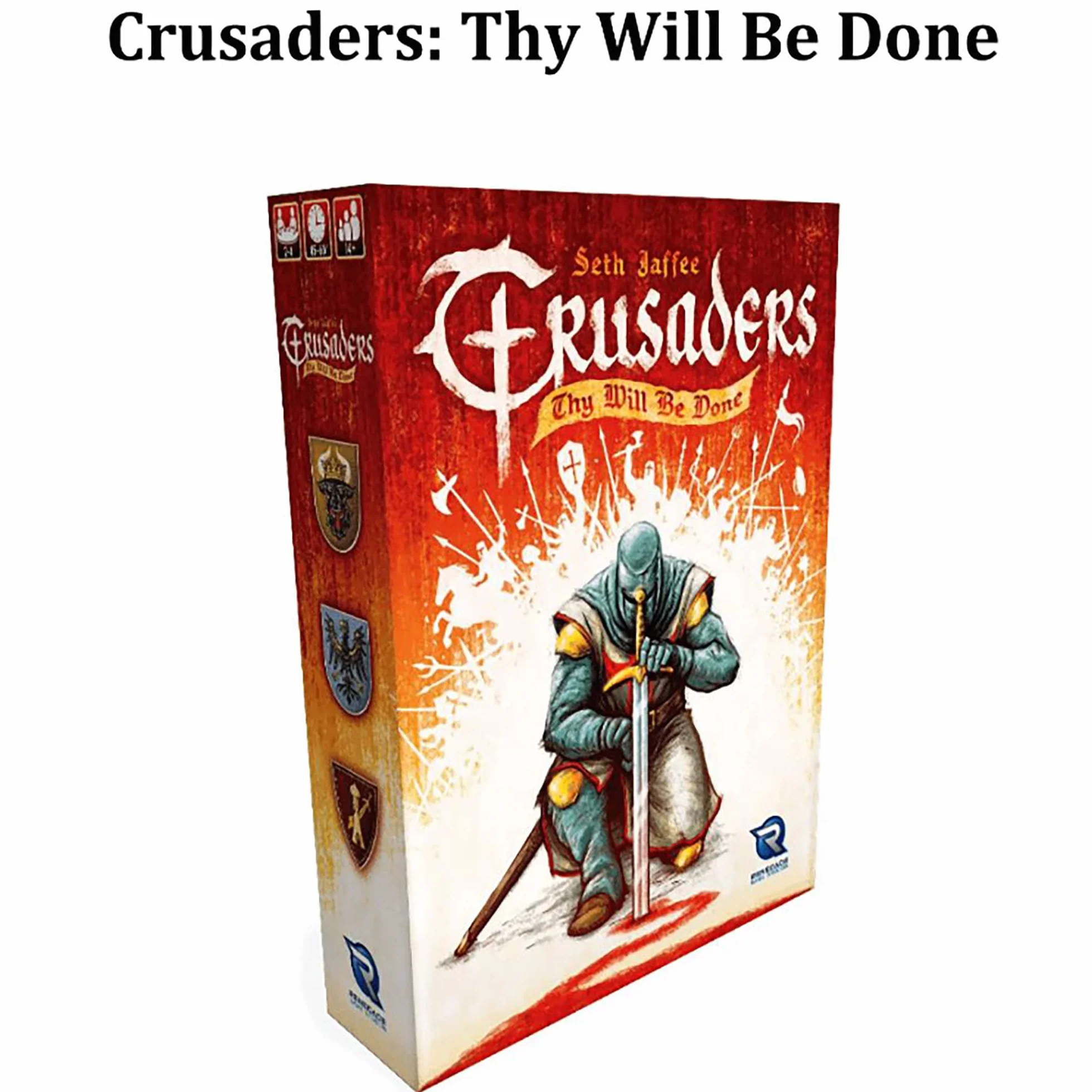 Renegade Game Studios Crusaders: Thy Will Be Done - Medivel Strategy Boardgame, Wiek 14+, 2-4 graczy, 45-60 min