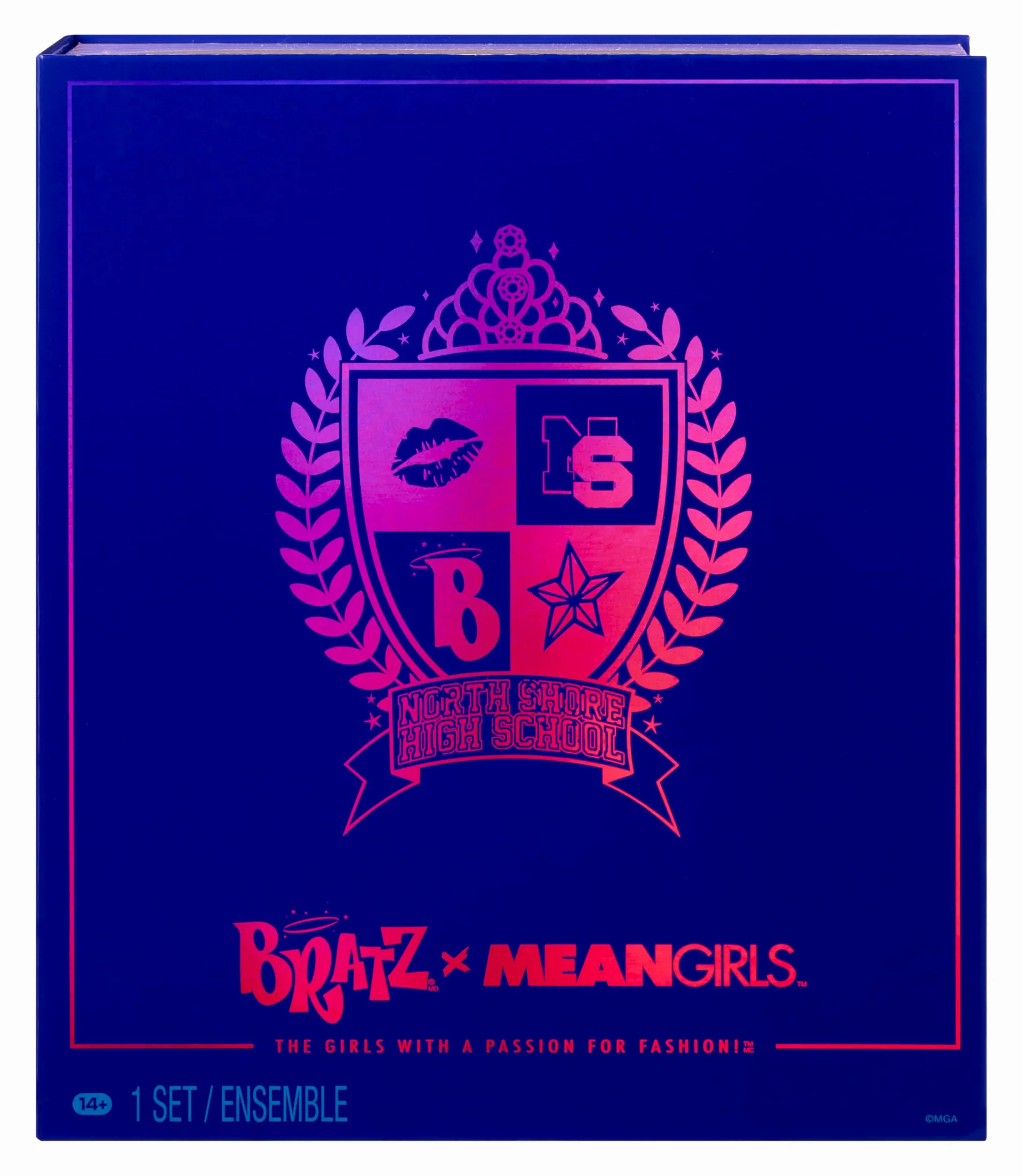Bratz x Mean Girls Spring Fling Doll Regina– Kolekcjonerska Modna Lalka z Dwiema Stylizacjami, Różową Satynową Sukienką i Akcesoriami Inspirowanymi Filmem