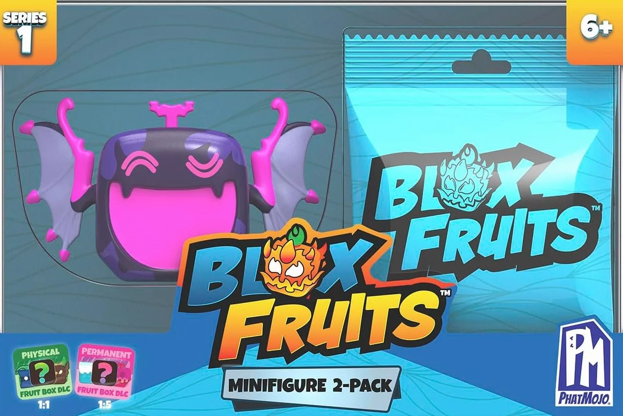Blox Fruits Kolekcjonerska mini figurka 2 szt., [Multiplecolorsrelatedtobloxfruitstheme]