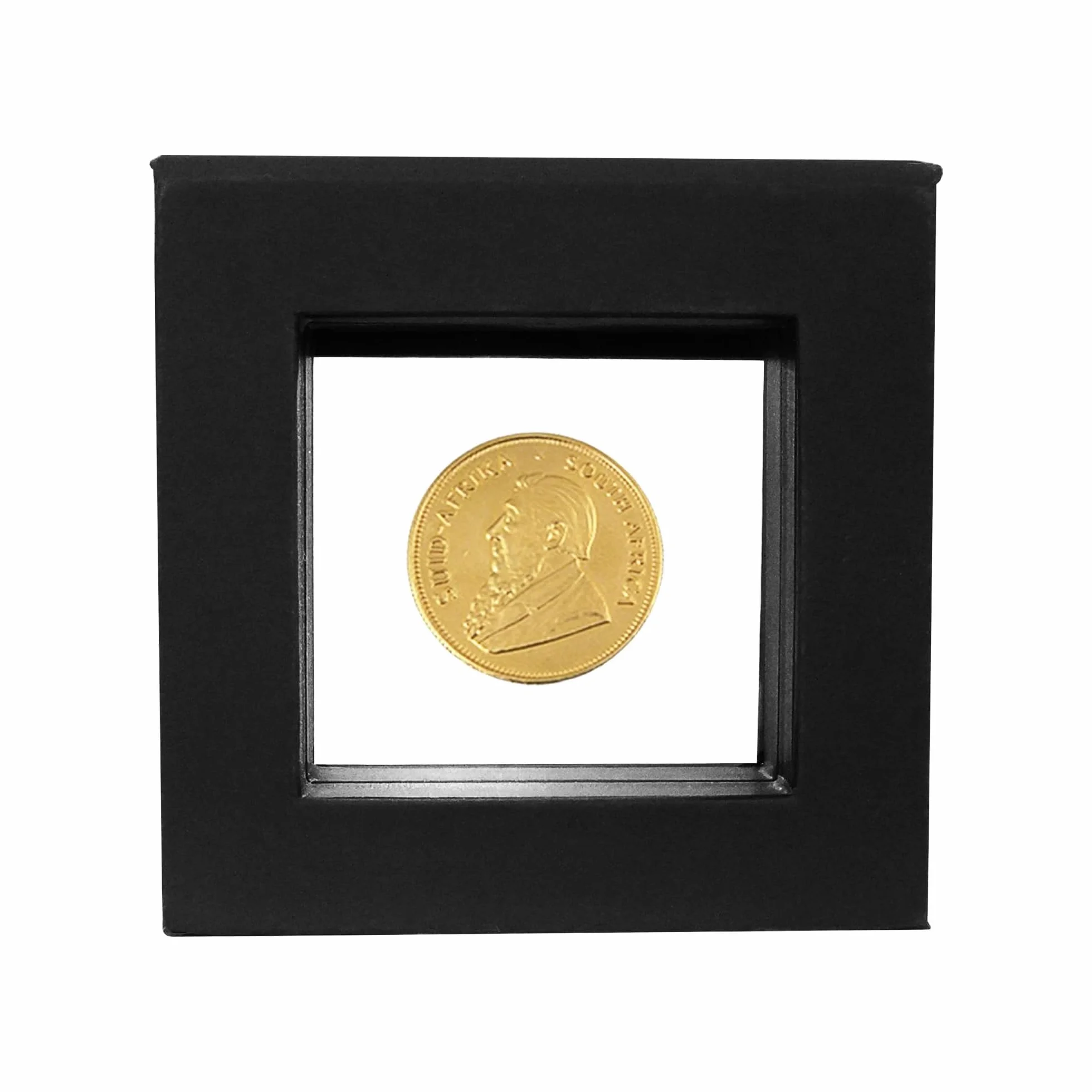 SAFE 4503 ramka wisząca, czarna, 80 x 80 mm, ramka na monety, ramka na przedmioty, stojak na monety, ramka 3D, do różnych przedmiotów