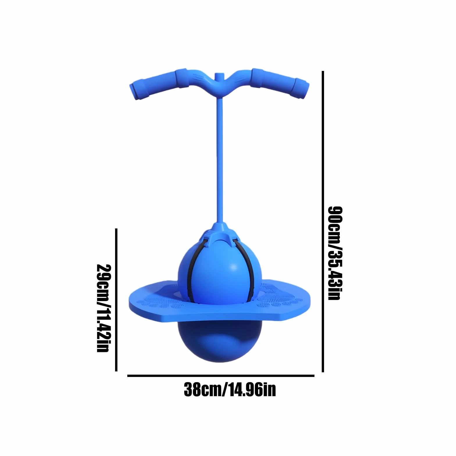 Jumping Ball Toy, Balance Training Sports Equipment, Bouncy Board Exercise Game, Fun Physical Activity For Kids Adults Play, Home Fitness, Coordination And Skill Development