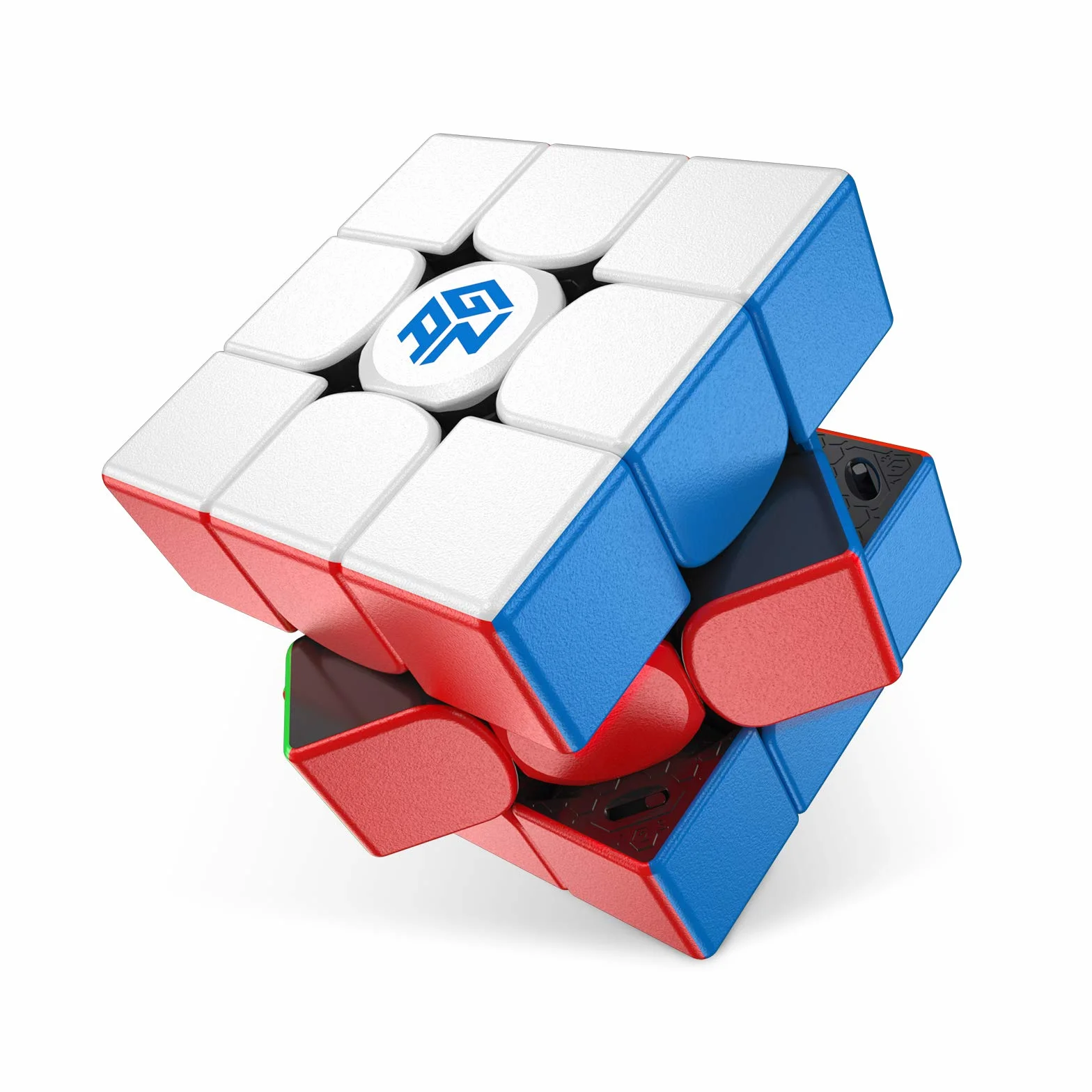 GAN 11 M Pro Magiczna Kostka Magnetyczna 3x3,Profesjonalna Speed Cube z 64 Magnesami/7 Poziomami Magnetyzmu/6 Poziomów Siły Sprężystości,Zabawki Edukacyjne(Matowe wykończenie&czarnym wnętrzem)