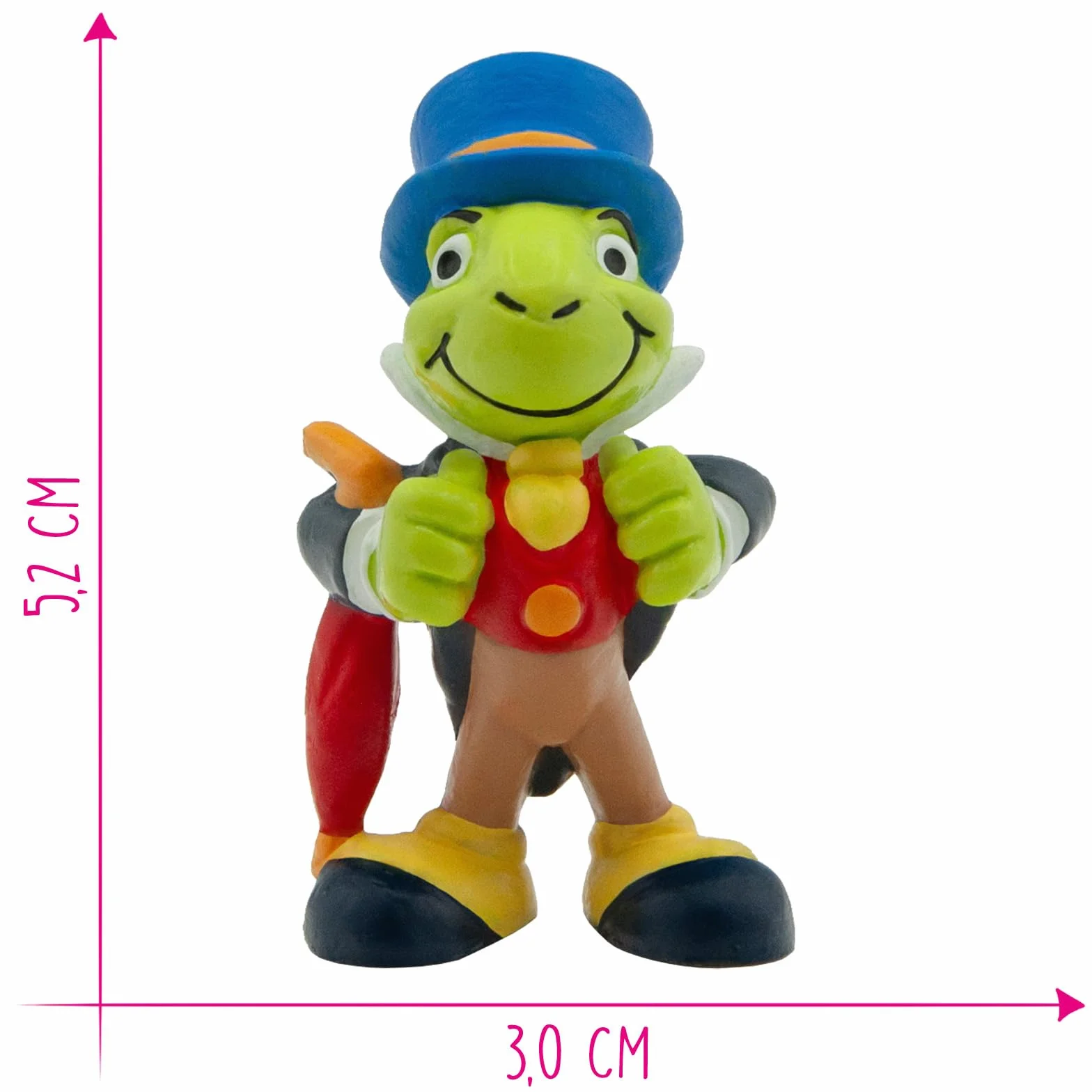 Bullyland 12397 - BULLYLAND - Walt Disney Pinokio - Figurka Jiminy Cricket