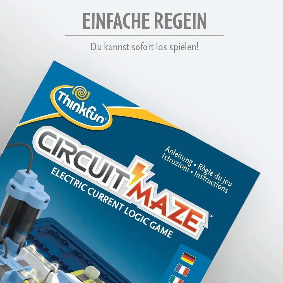 Think Fun- Circuit Maze gra zręcznościowa (Ravensburger 76341), różne kolory/model