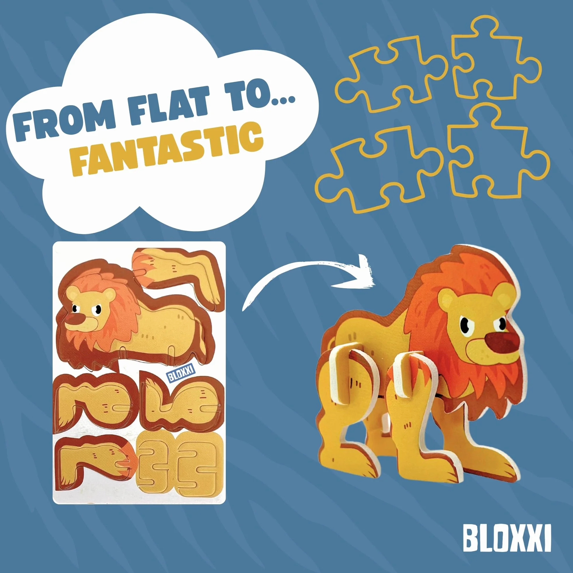 25 x puzzle 3D – urodziny dziecka, zestaw upominków dla gości i upominków – prezent dla dzieci, oryginalne prezenty dla gości, dla dziewcząt, chłopców (zwierzęta)