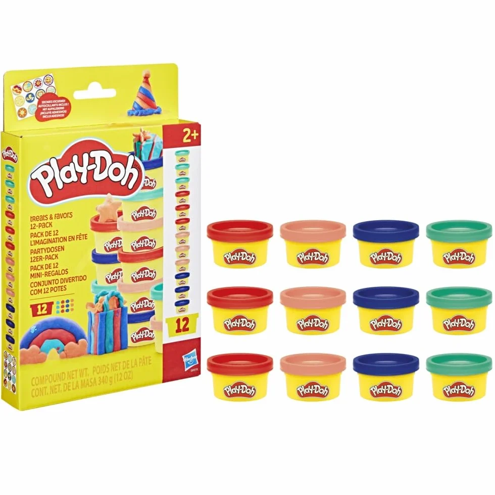 Dwunastopak Imprezowe prezenty z ciastoliną Play-Doh