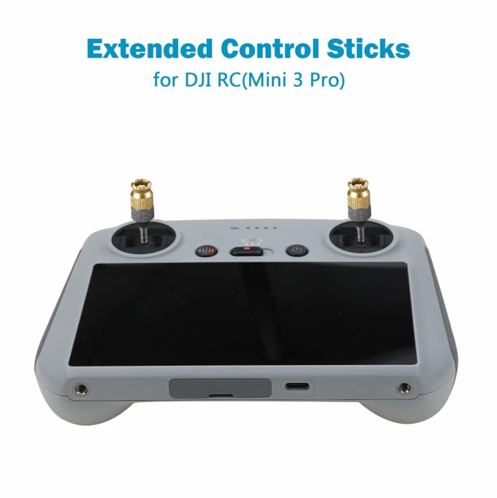 Kompatybilny z DJI RC/Mini 3 Pro Pilot Rozszerzony Joystick CNC Aluminiowy drążek kciukowy do akcesoriów do dronów