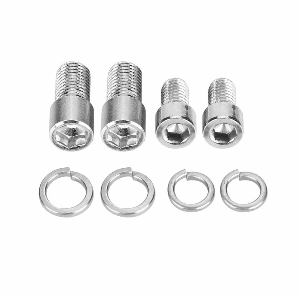 Akozon Mirror Adapter, M10 / M8 Riser Mount Extension 1 zestaw Motocyklowe lusterko wsteczne Zestaw adaptera Akcesoria motocyklowe Czarny